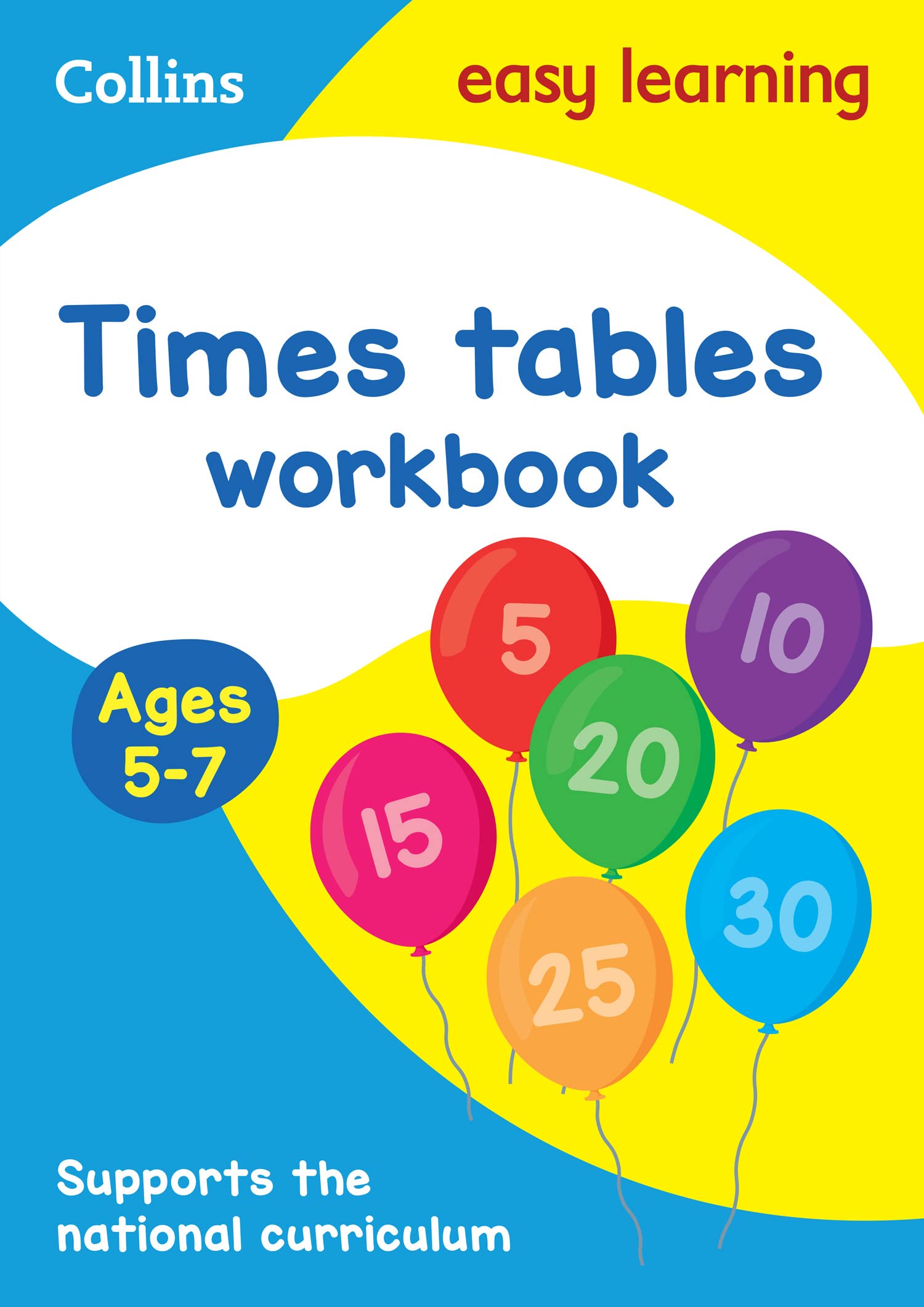 Collins Times Tables Workbook Ages 5-7 | KS1 Arithmetic Practice | Revised Edition 1