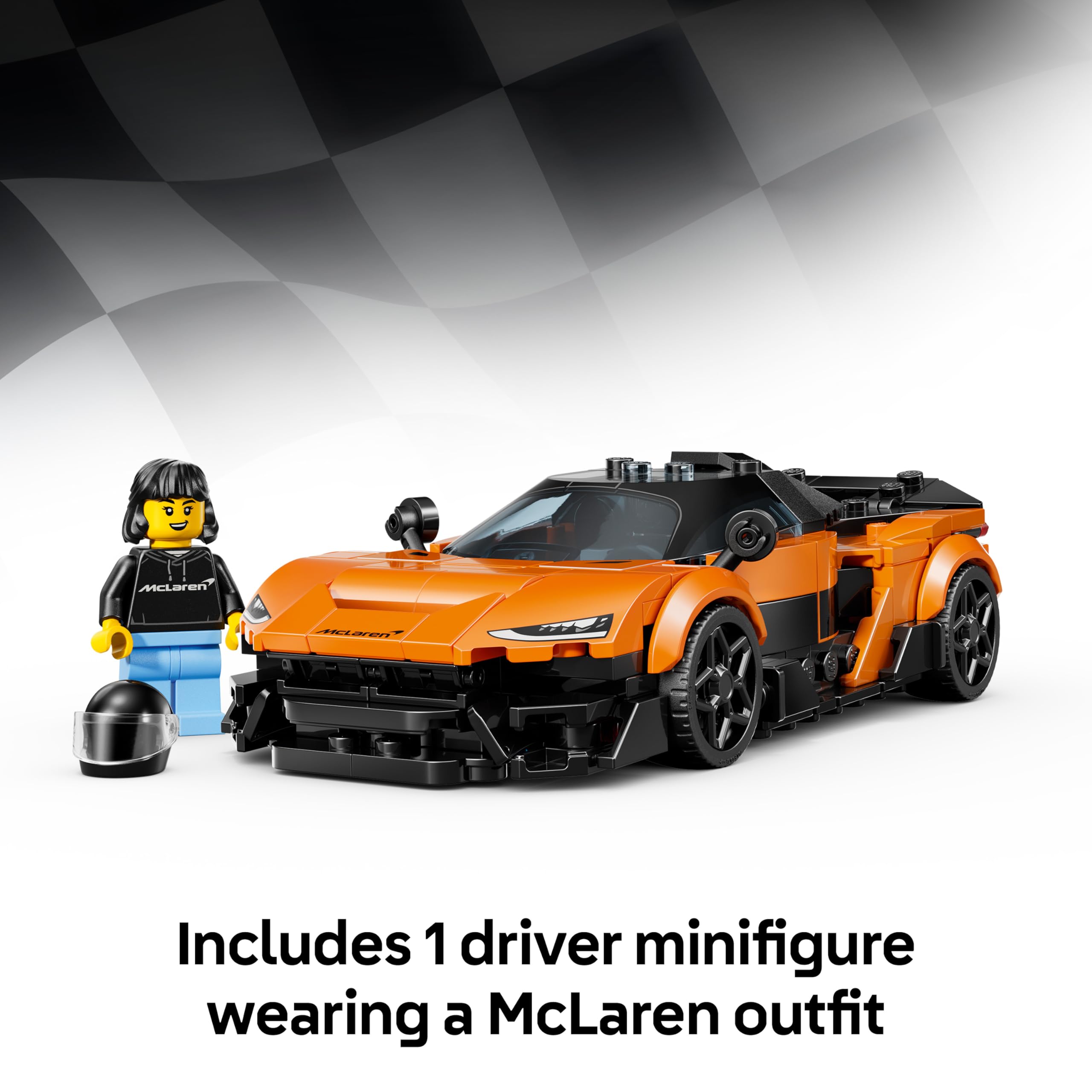 LEGO Speed Champions McLaren W1 Supercar Toy Model Kit 77257 for Ages 9+ with 287 Pieces 5