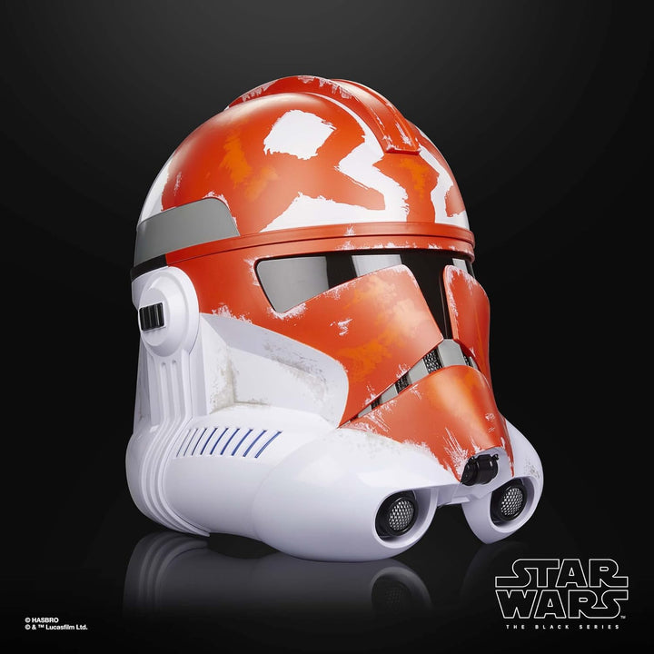 Star Wars The Black Series 332nd Ahsoka’s Clone Trooper Premium Electronic Helmet – Full-Scale Roleplay Helmet with Voice Distortion Technology