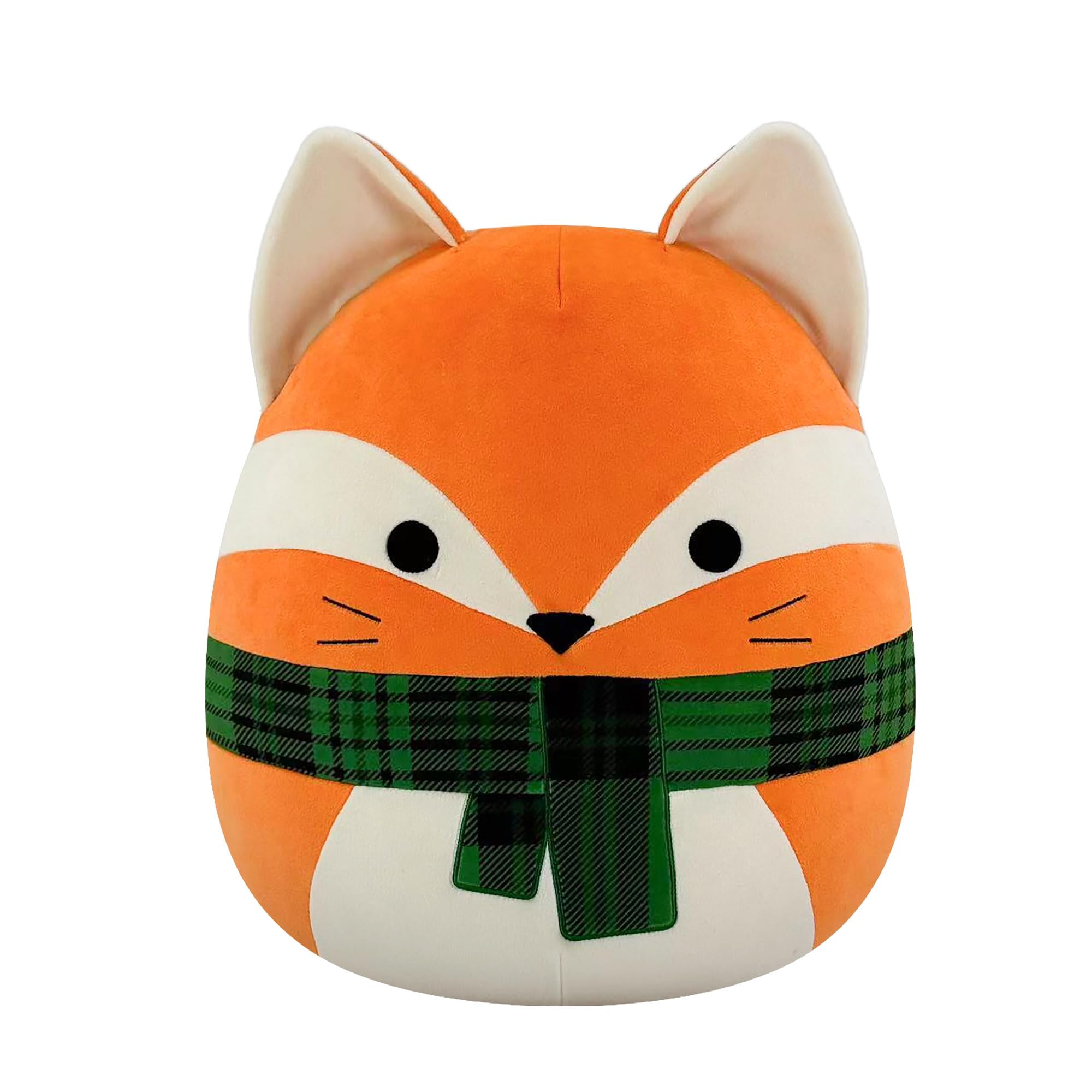 Squishmallows James the Orange Fox 14" Plush - Amazon Exclusive with Plaid Scarf
