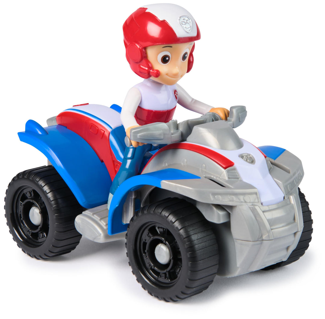 Paw Patrol Ryder's ATV Toy Vehicle with Collectible Action Figure - Sustainably Made for Kids 3+