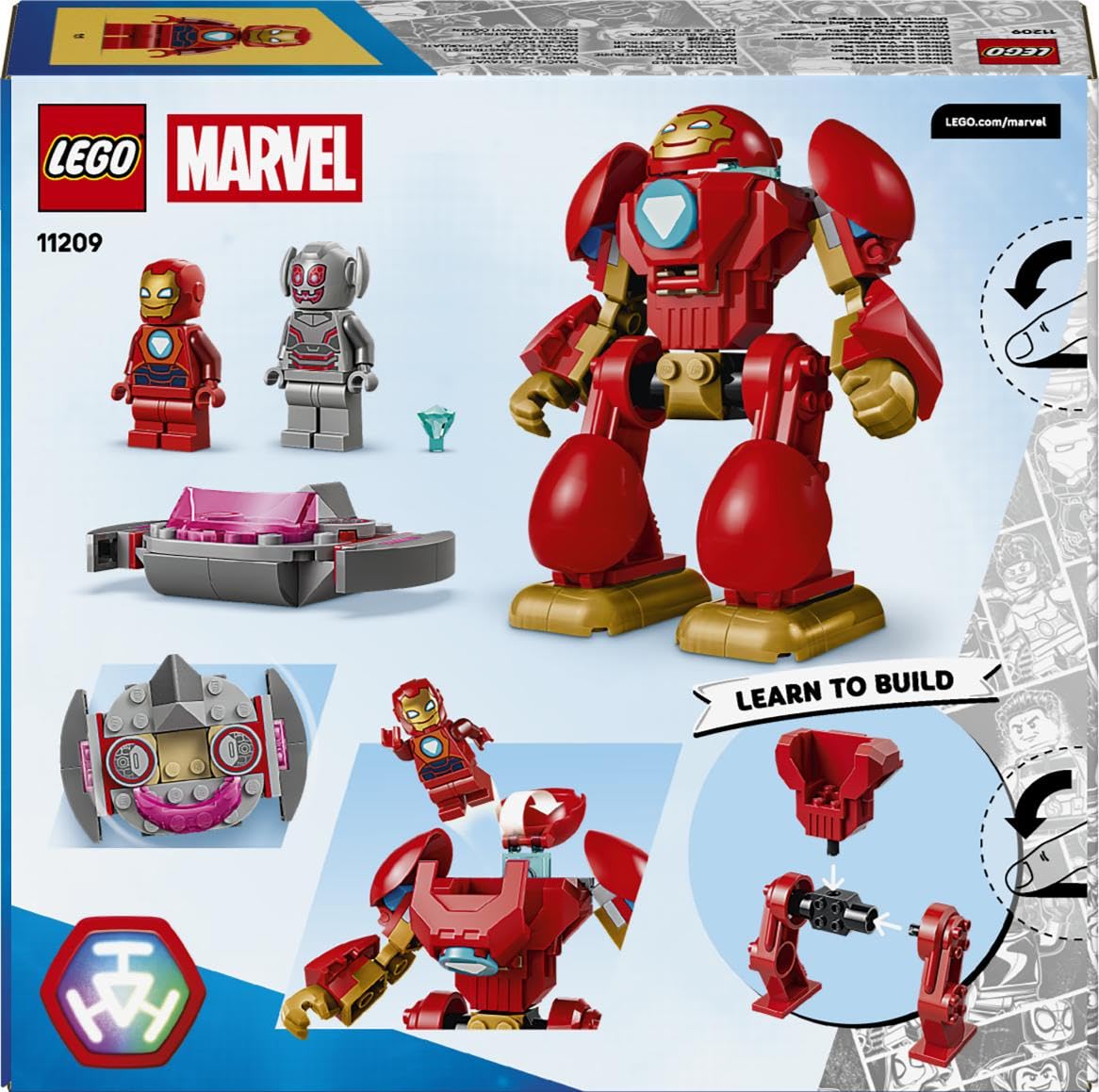 LEGO Marvel Ultron vs. Iron Man Building Set | Ages 4+ | Includes 2 Minifigures & Mech 7
