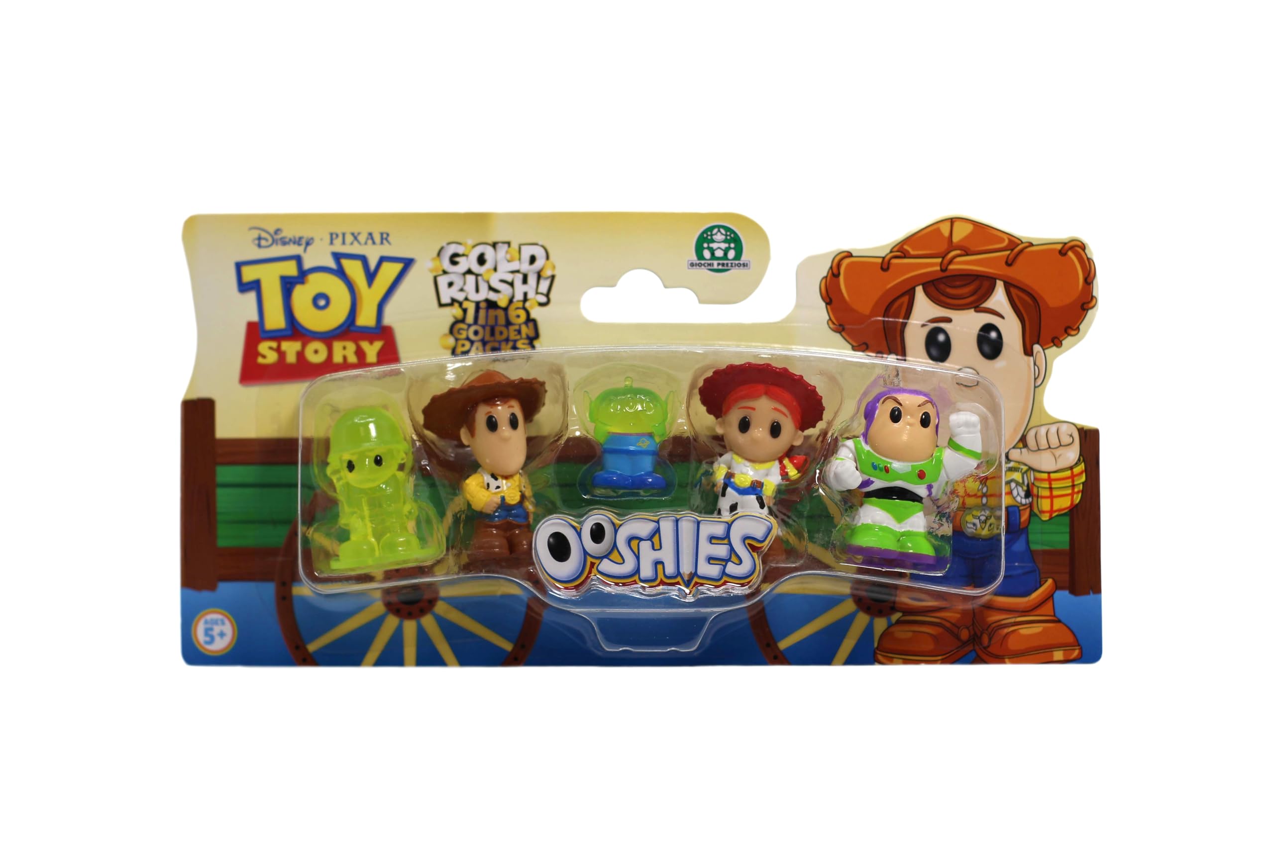 Giochi Preziosi Ooshies Toy Story 5 Pack Pencil Toppers | Chance of Rare Gold Collector Pack