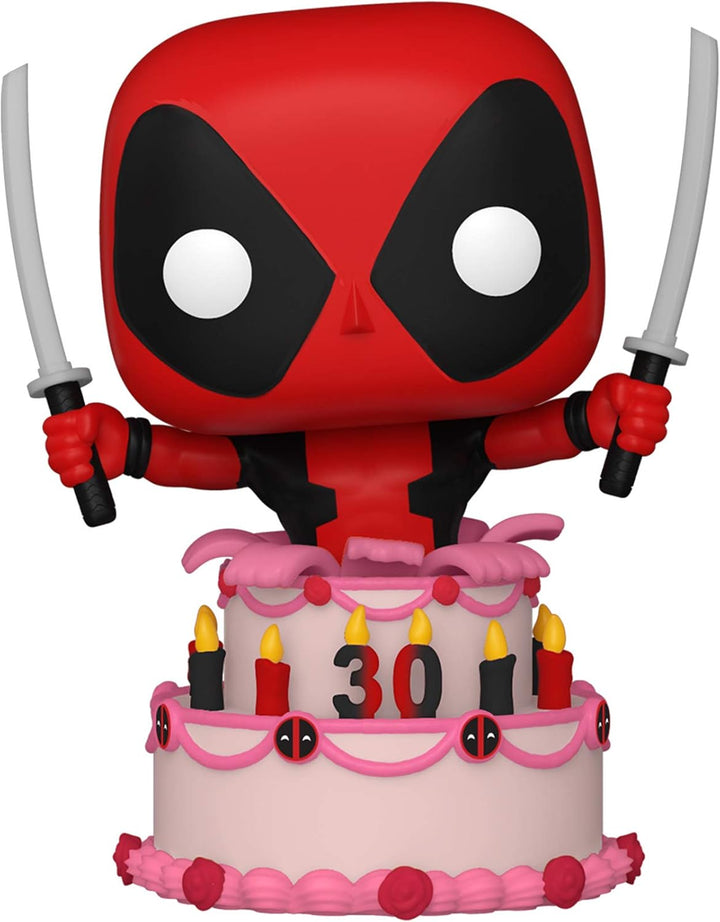 Funko Pop! Marvel Deadpool 30th Anniversary - Deadpool in Cake Vinyl Figure (54654)