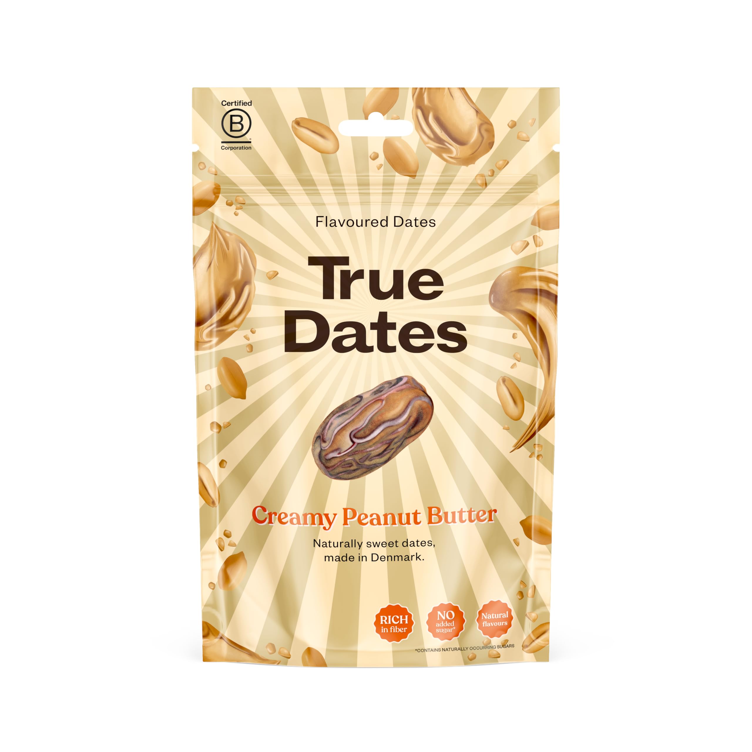 True Gum Mixed Flavours Dates - 4 x 100g Pack | No Added Sugar | Vegan-Friendly 4