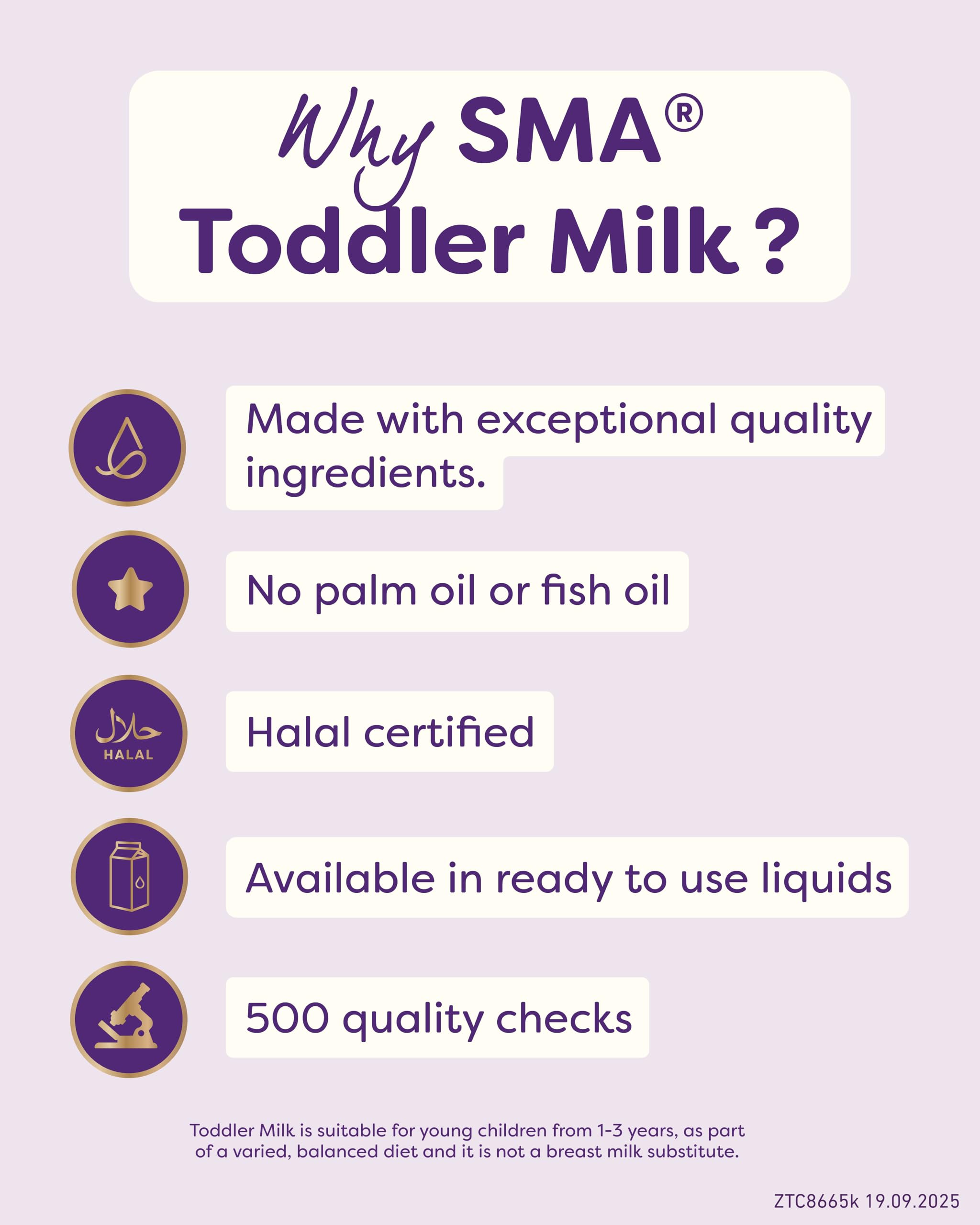 SMA Toddler Milk Powder - 1-3 Years, 800g 4