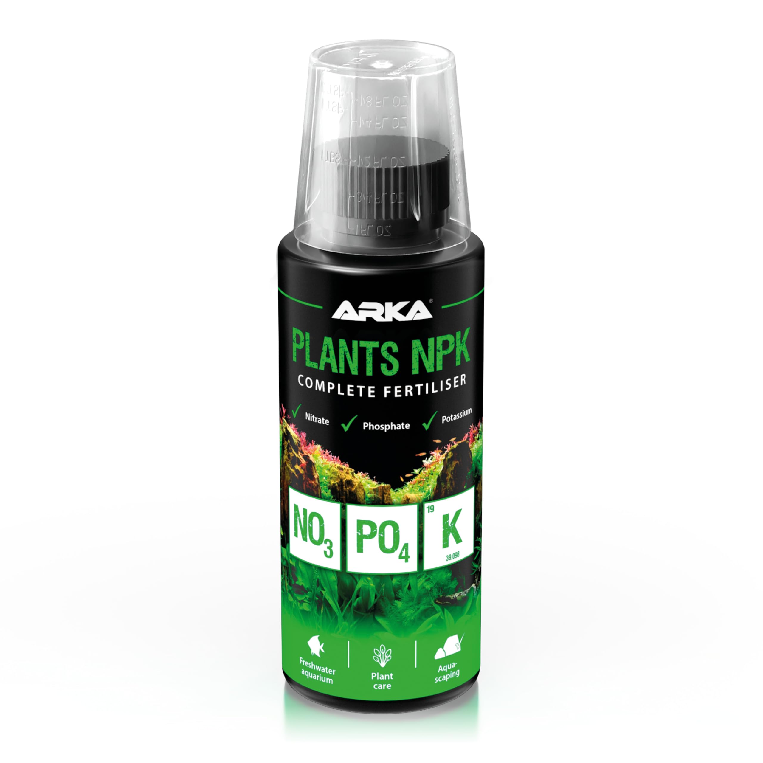 ARKA PLANTS NPK Aquarium Plant Fertiliser - Complete NPK Formula | 118 ml | Liquid 1