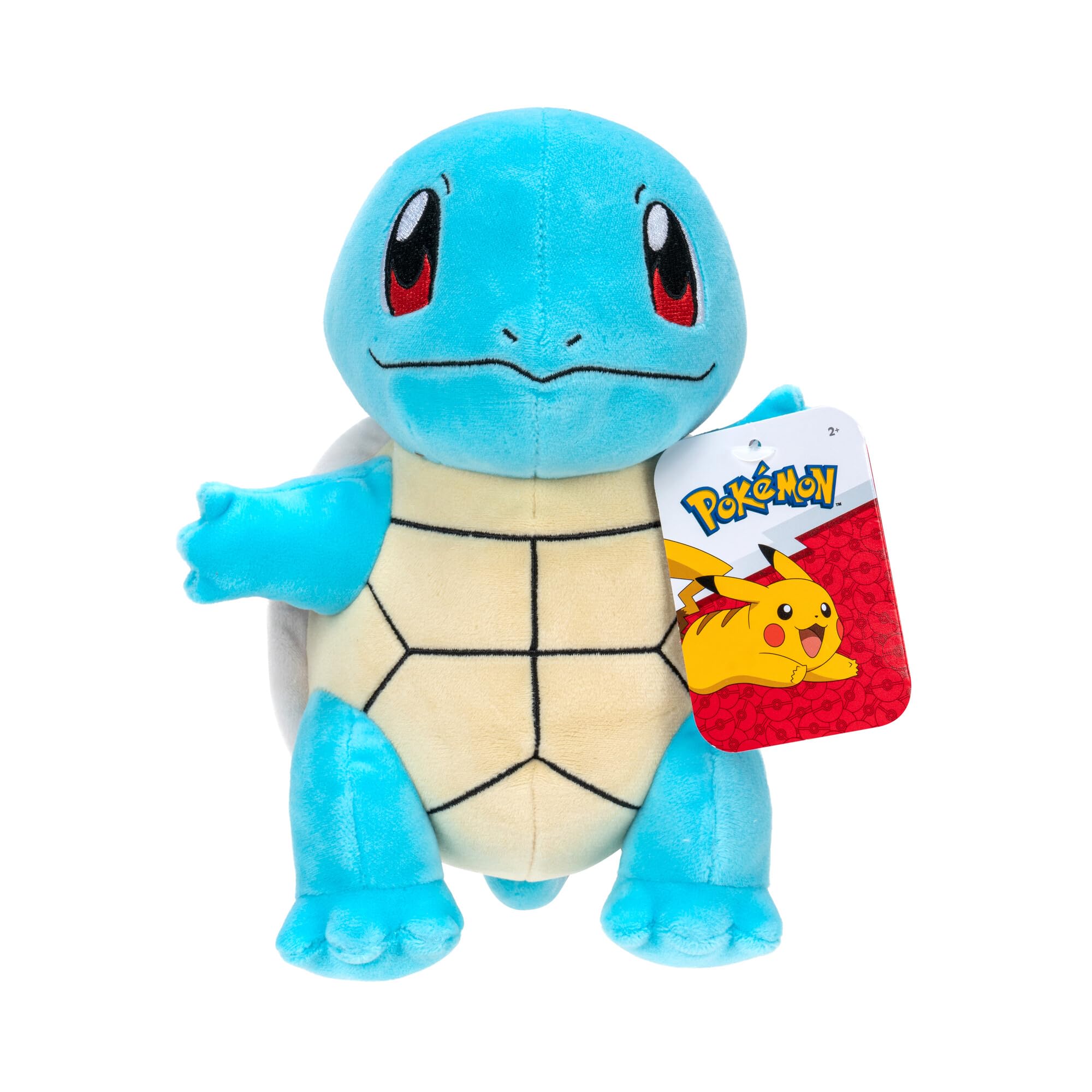Pokémon Squirtle Stuffed Animal Plush - 8-Inch, Polyester, Classic Edition