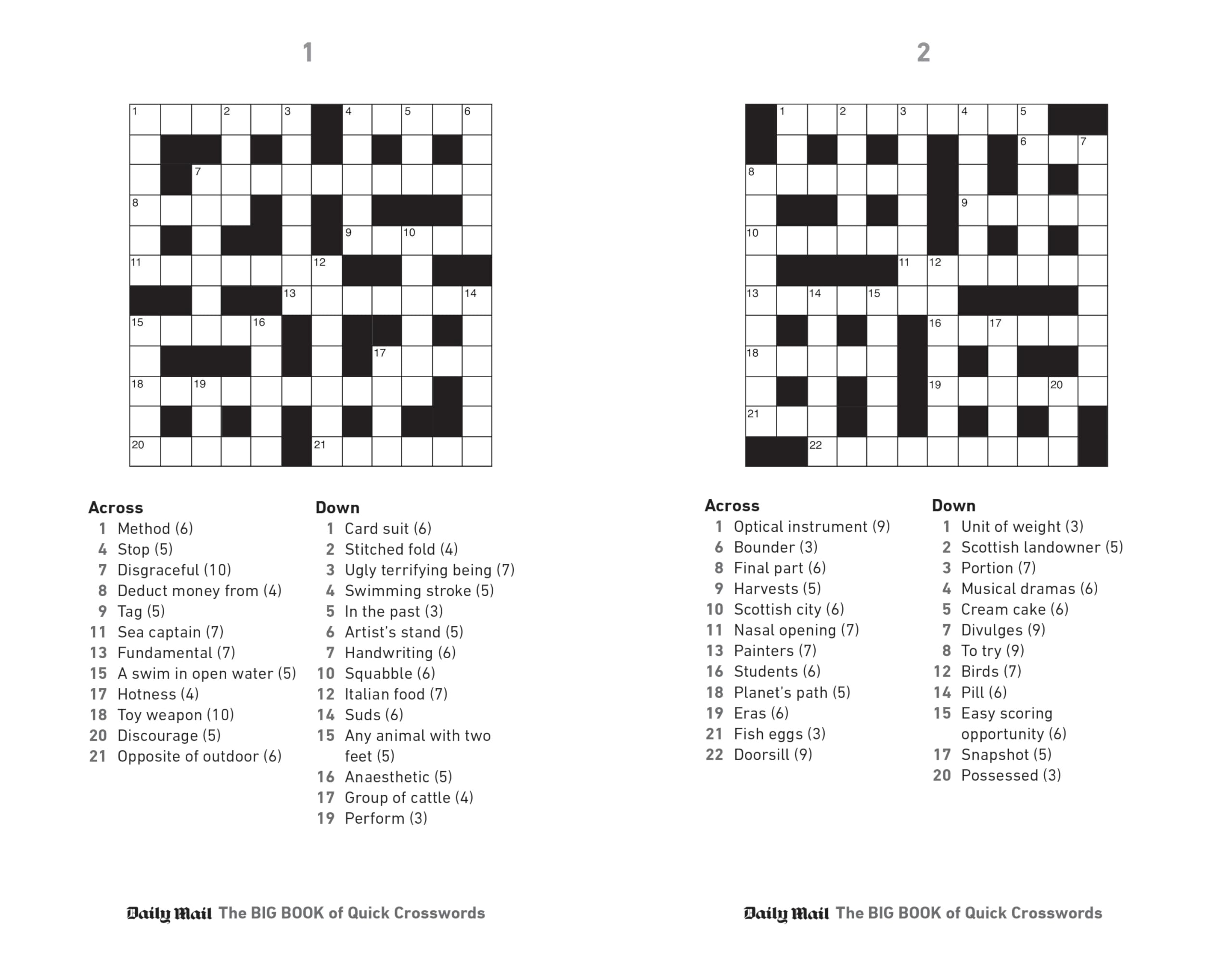 Cassell Daily Mail Big Book of Quick Crosswords Volume 8 | 400 Puzzles | Paperback 3