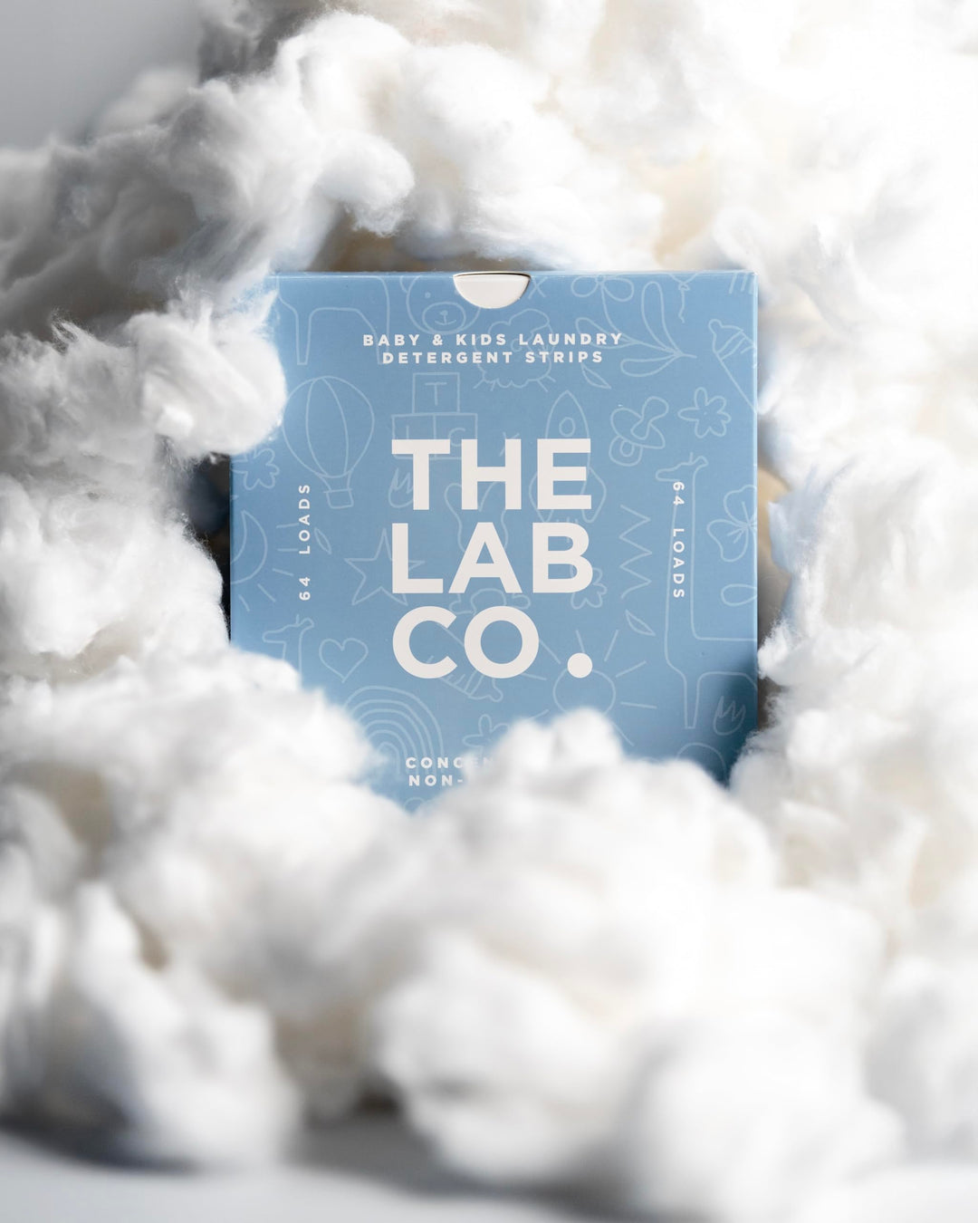 The Lab Co. - Laundry Detergent Strips Sheets (64 Loads, Eco Ultra-Concentrated)