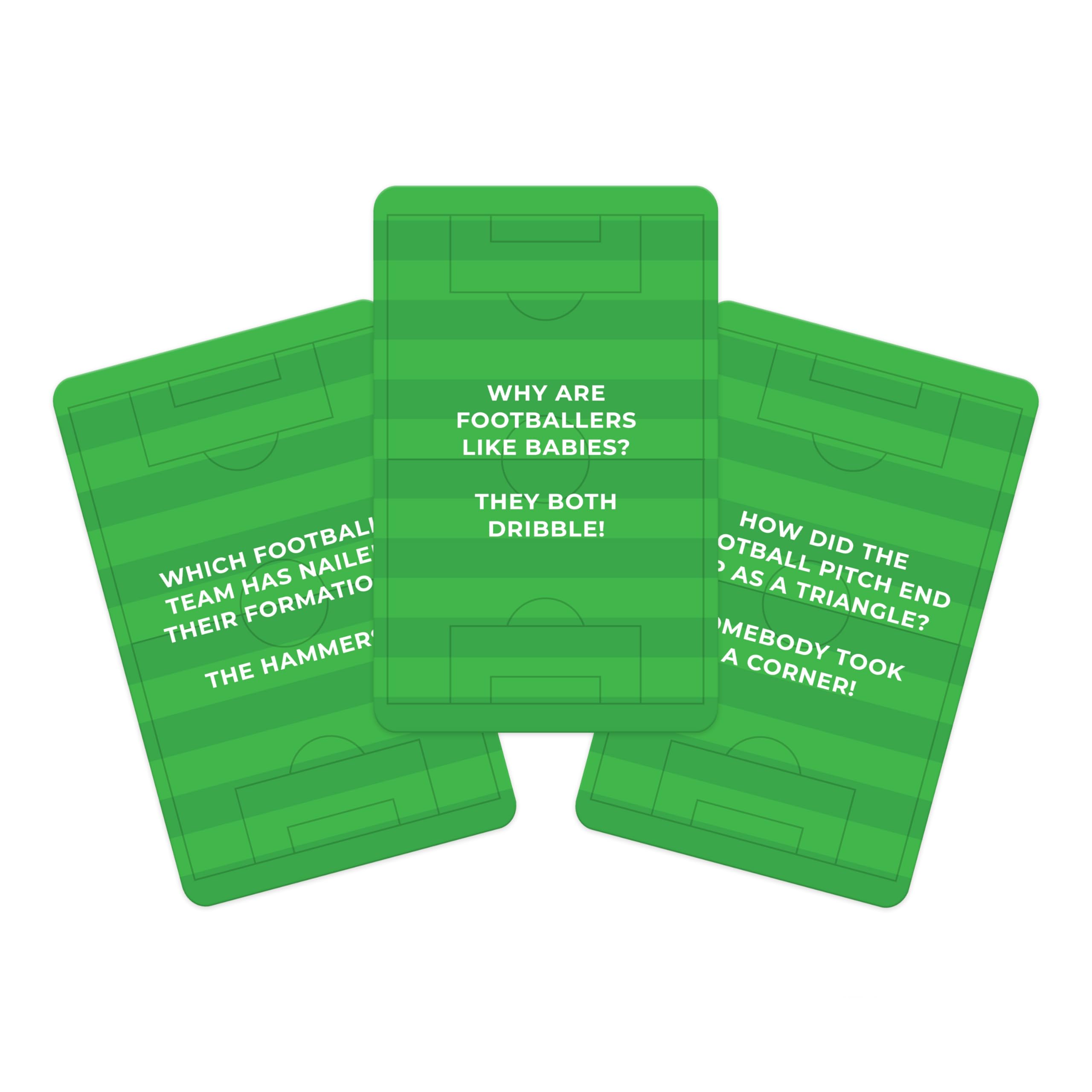 Gift Republic Football Dad Jokes Card Pack | 100 Football-Themed Jokes | Portable Travel Game 6