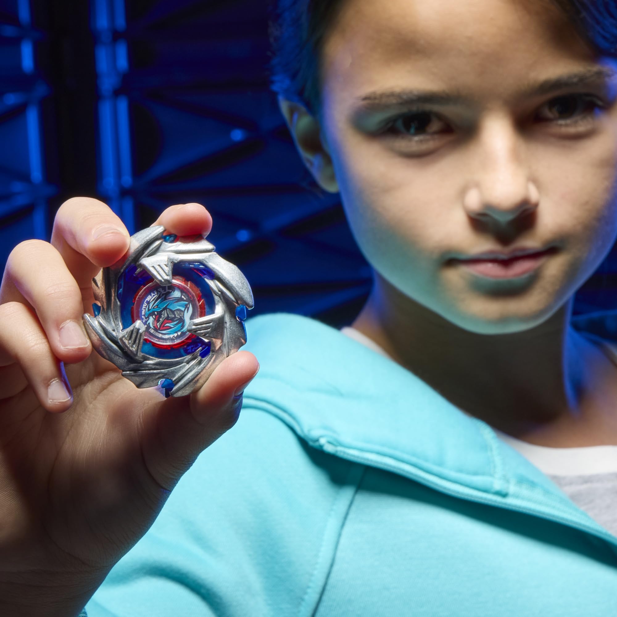 Beyblade Cobalt Dragoon 2-60C Left-Spin String Launcher Set | Ages 8+ | Metallic Blue