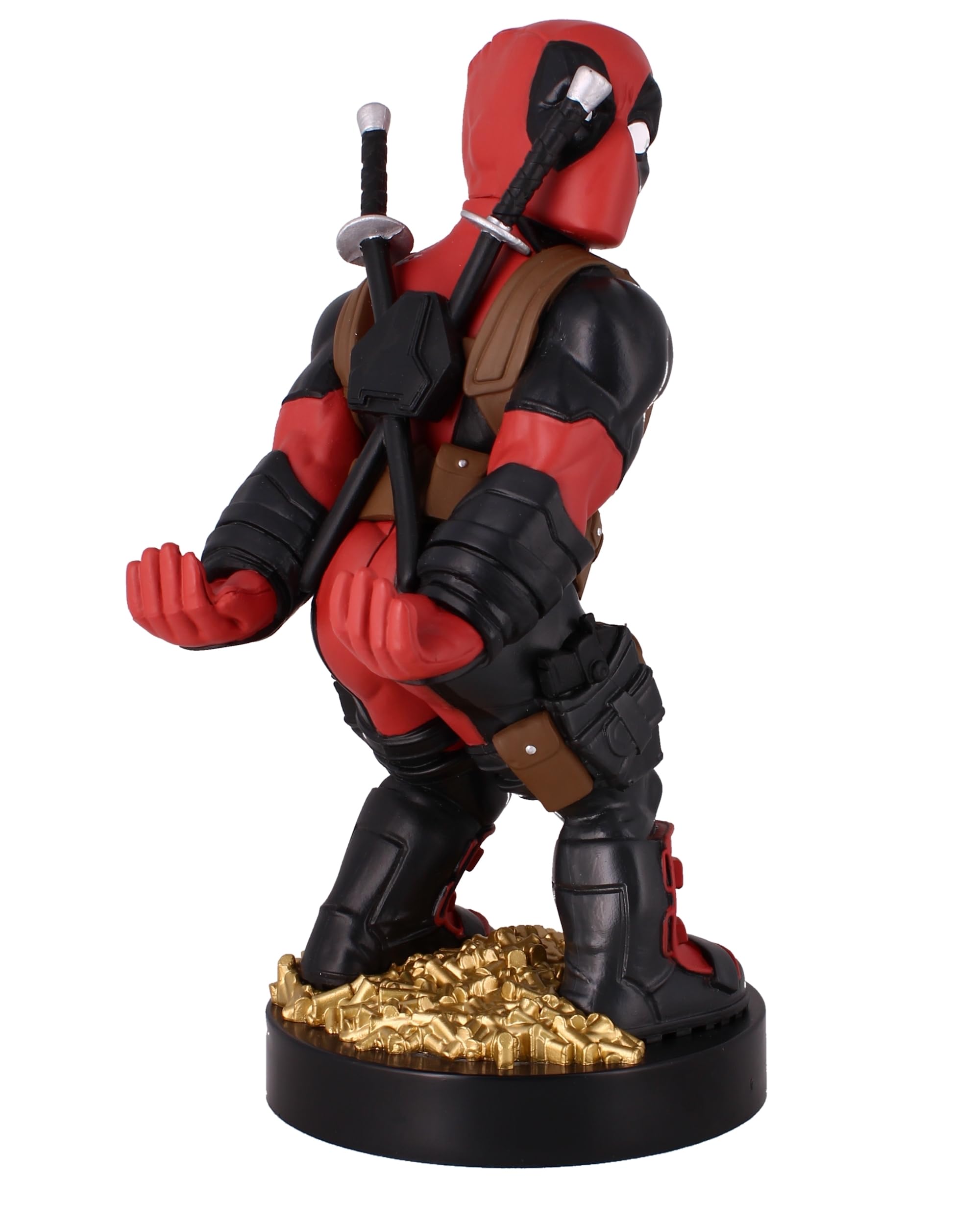 Cableguys Marvel 'Rear View Deadpool' Controller & Phone Stand | Red Silicone | 8.5 Inches Tall 1