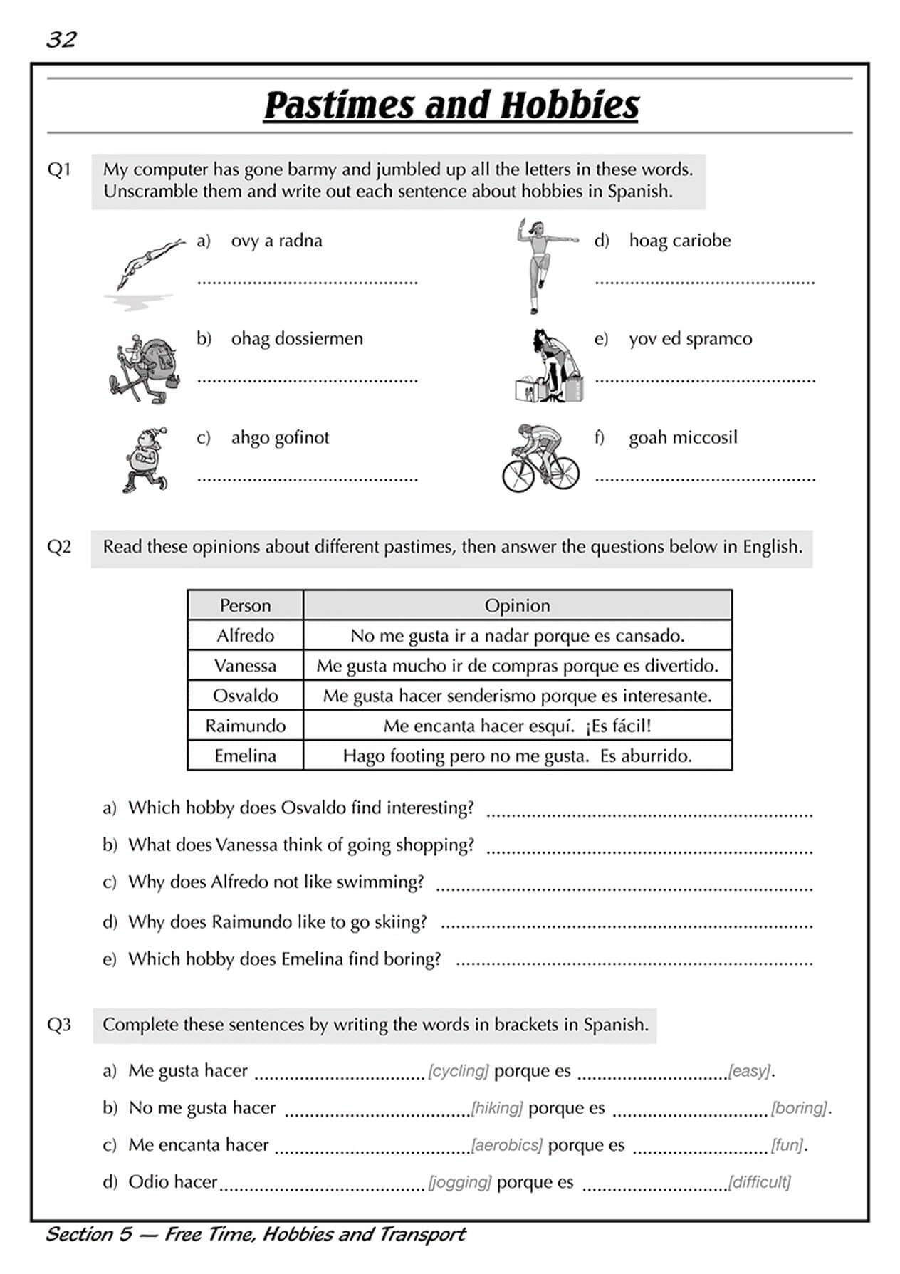 CGP KS3 Spanish Workbook with Answers - Catch-up & Home Learning | Paperback 3