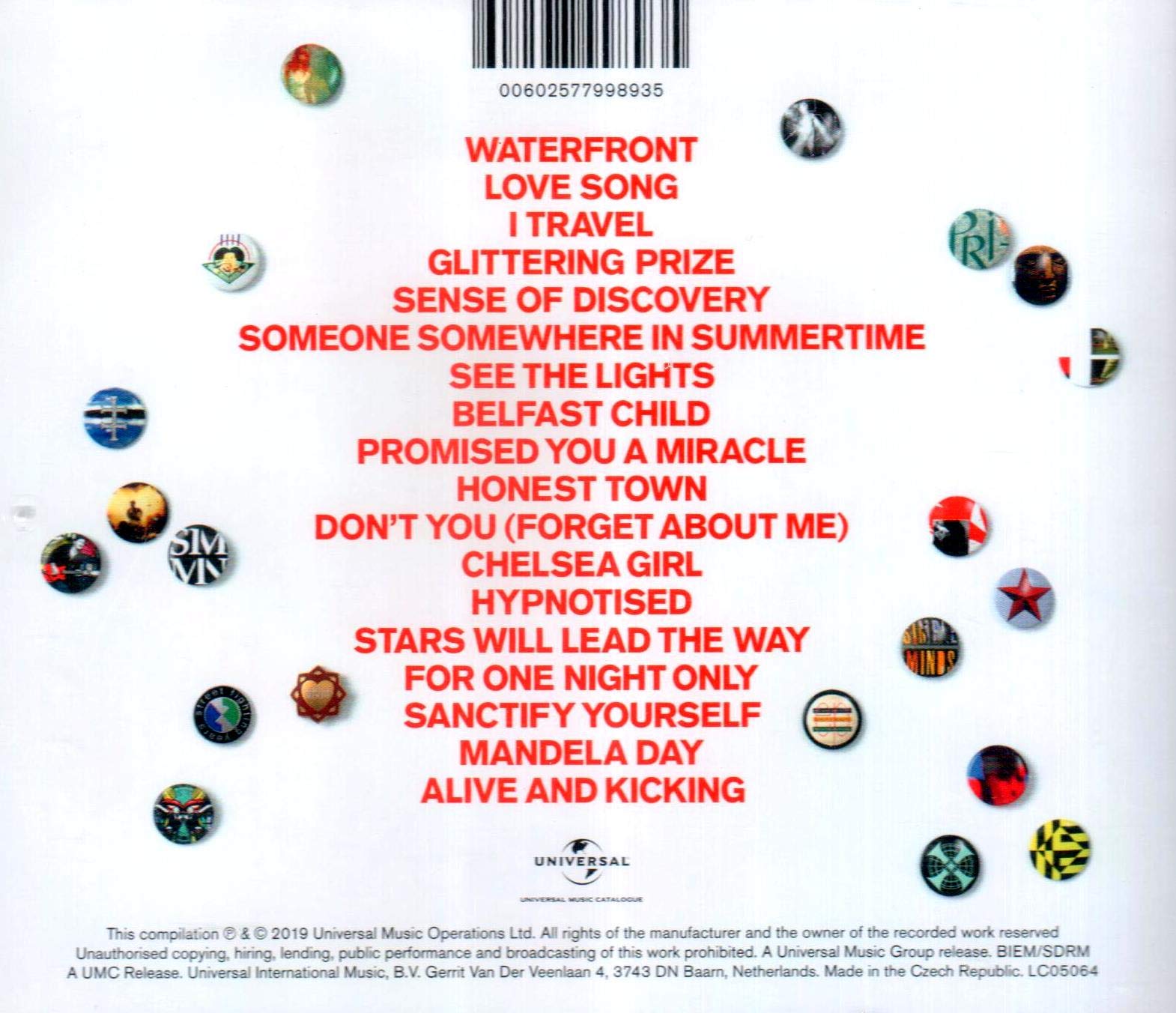 Simple Minds - Forty: The Best Of 1979–2019 [Audio CD] 3