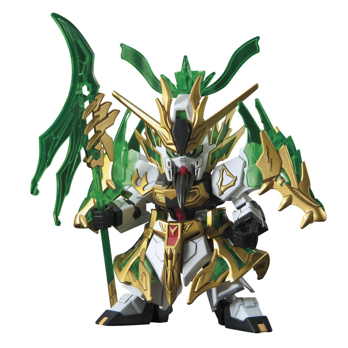 Bandai Sangoku Soketsuden Guan Yu Yun Chang Change Nu Gundam SD Model Kit - 21 cm - Age 8+