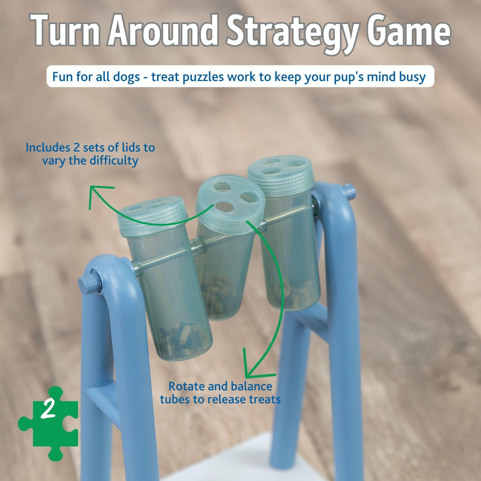 TRIXIE Dog Activity Turn Around Puzzle Toy | Interactive Mental Stimulation | Plastic 4