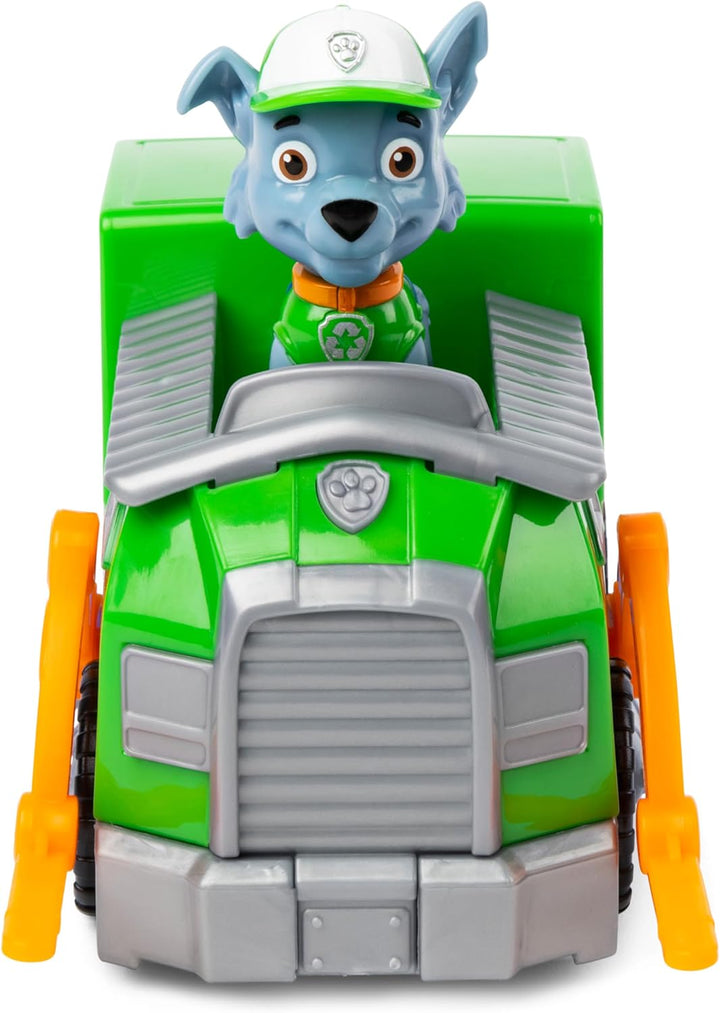 Paw Patrol Rocky’s Recycle Truck Playset - Includes Collectible Action Figure