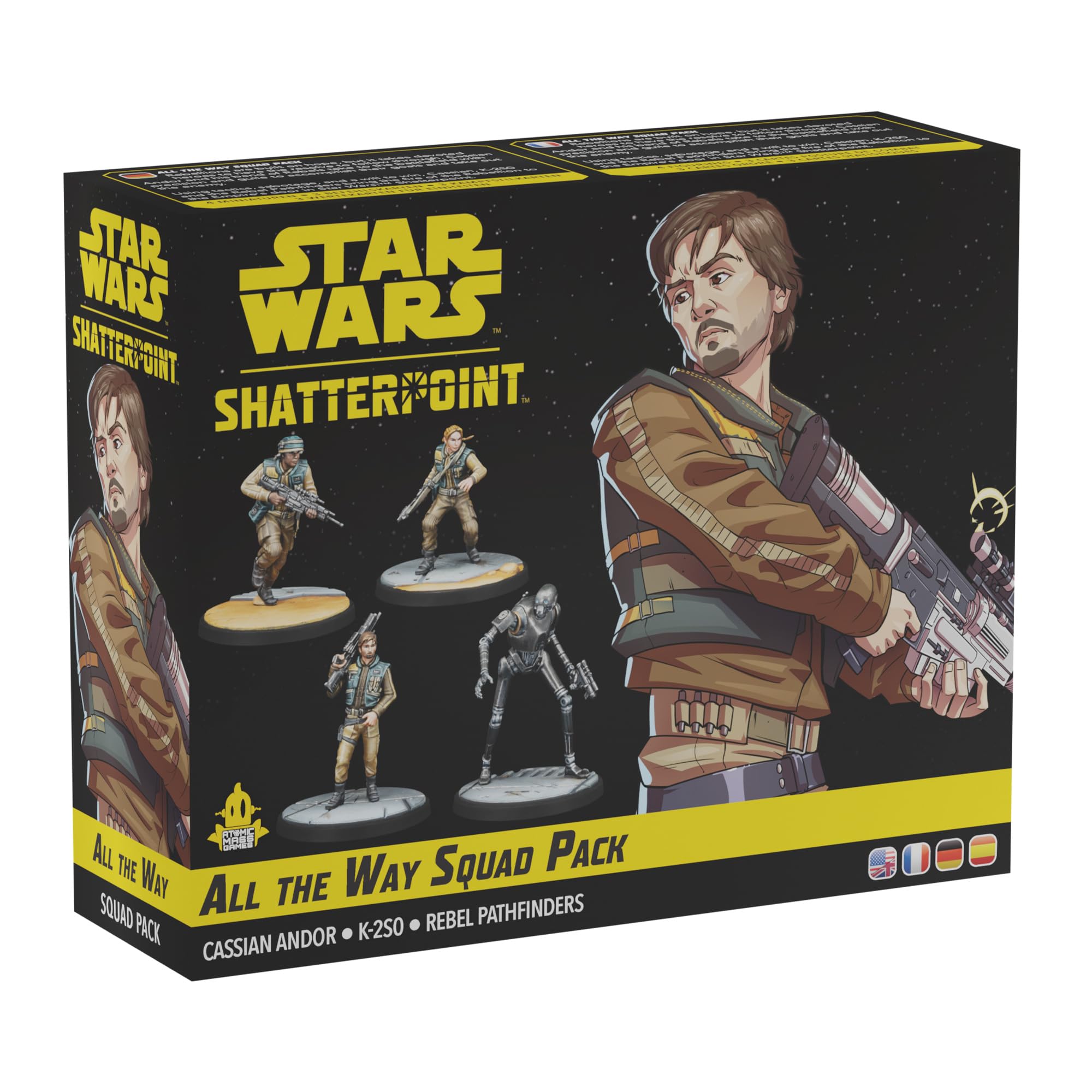 Atomic Mass Games Star Wars Shatterpoint: All The Way Squad Pack Miniature Game | Multicolor