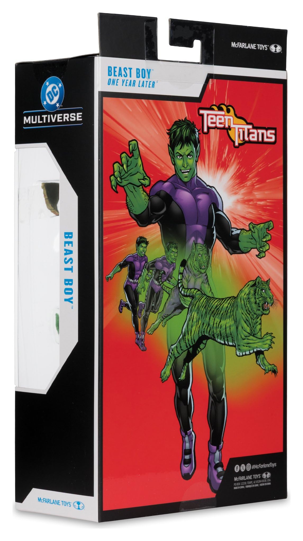 McFarlane DC Multiverse Beast Boy (One Year Later) Gold Label 7in Action Figure 8