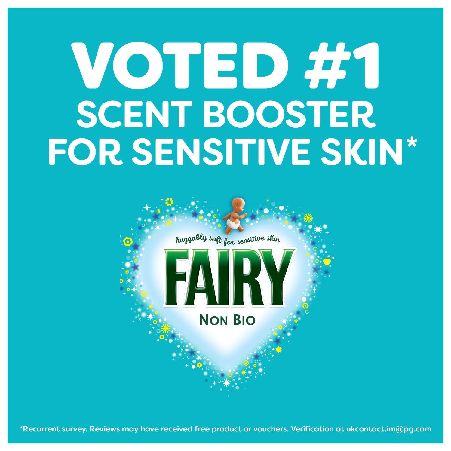 Fairy In-Wash Scent Booster Beads - Cherry Blossom & Nordic Cotton Mild Freshness | 735g