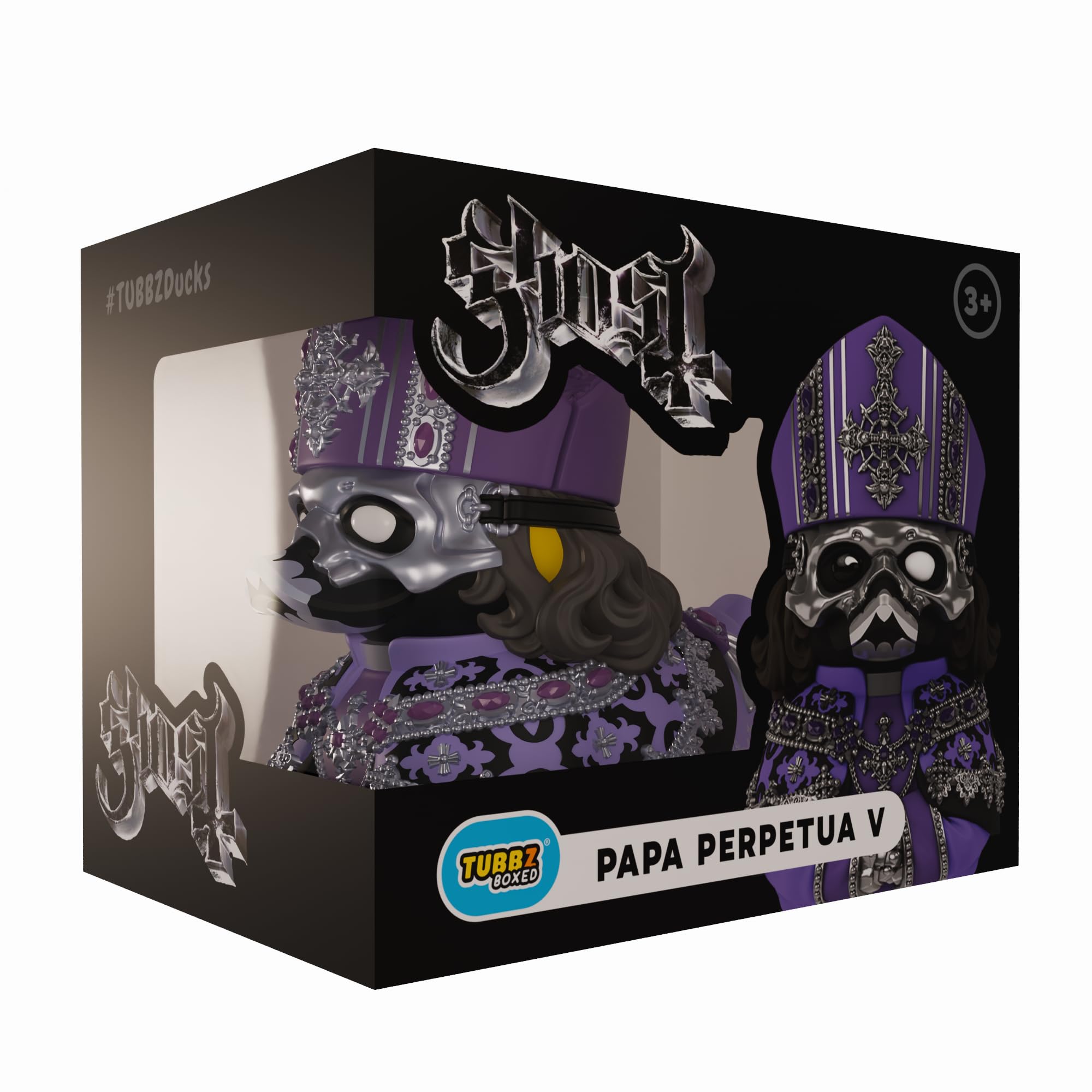 TUBBZ Ghost - Papa Perpetua V Cosplaying Rubber Duck Vinyl Figure | 3.54 in | Boxed Edition 1