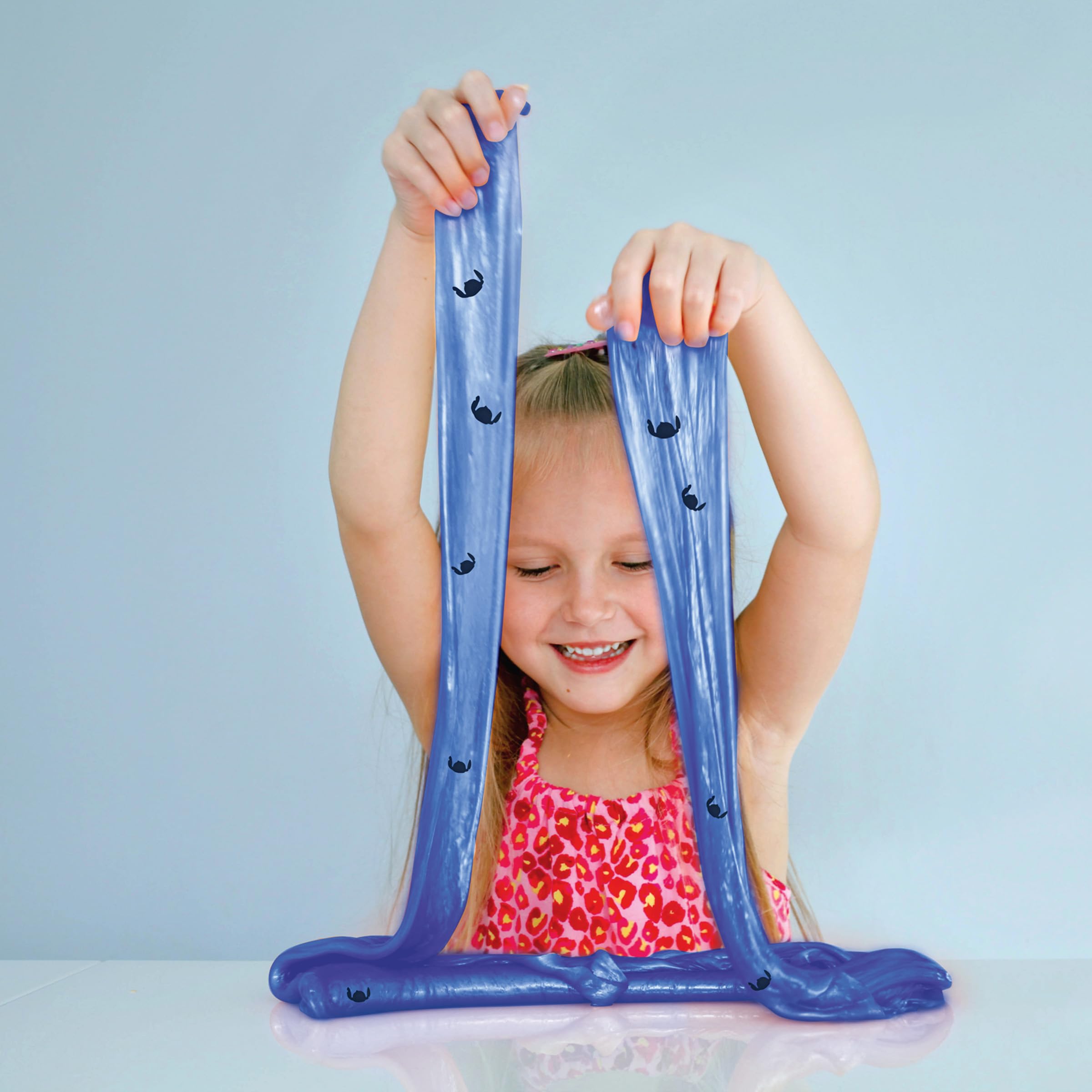 Lexibook Disney Stitch Stretchable Slime Toy with Confetti, Model SLIM01D 4