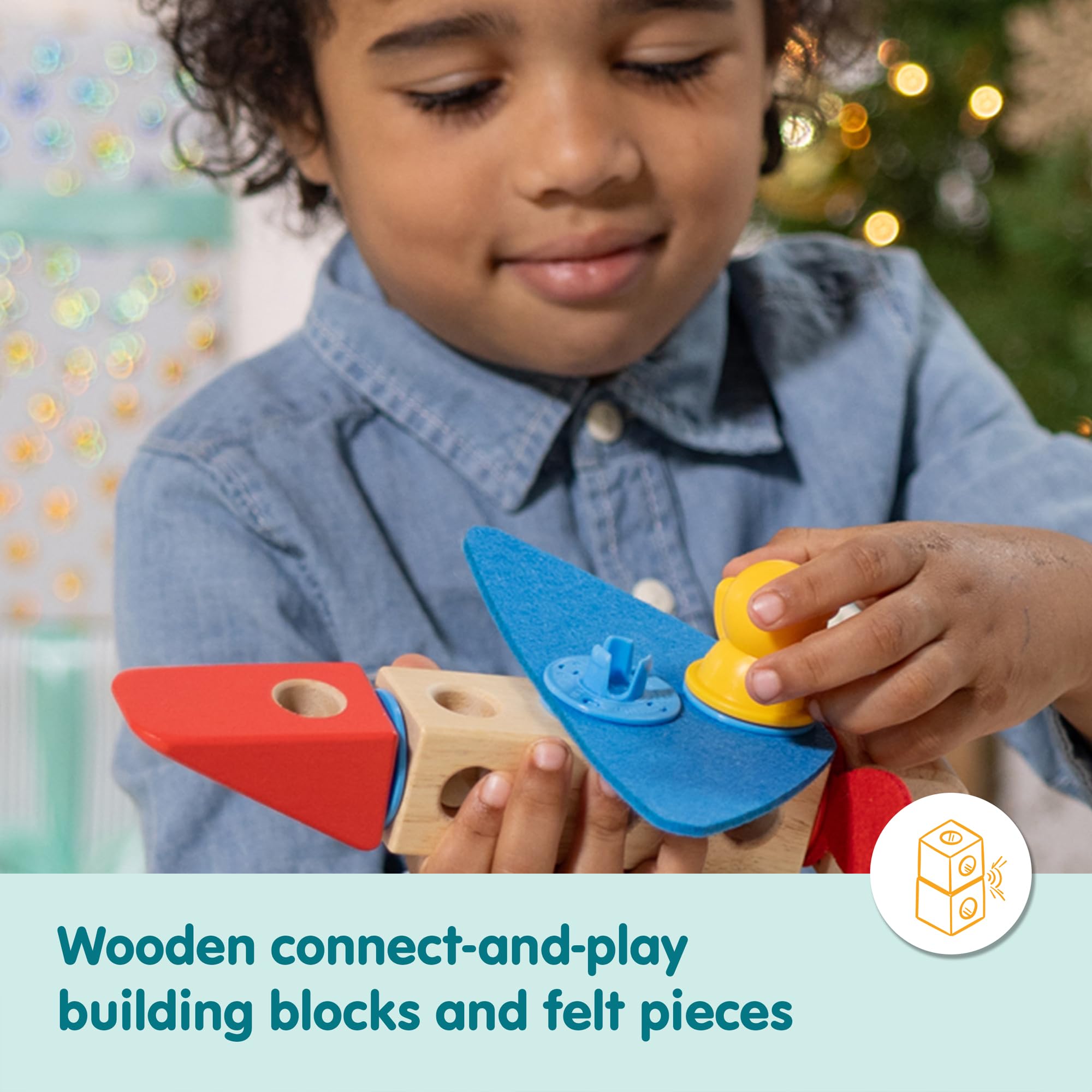 Melissa & Doug Blockables Vehicles Snap And Play Set | 54 Connectable Pieces | Ages 2+ 8