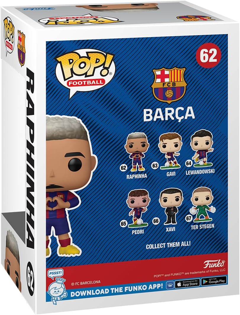 Funko Pop! Football: Raphinha - Barcelona FC Vinyl Figure (72234) 5