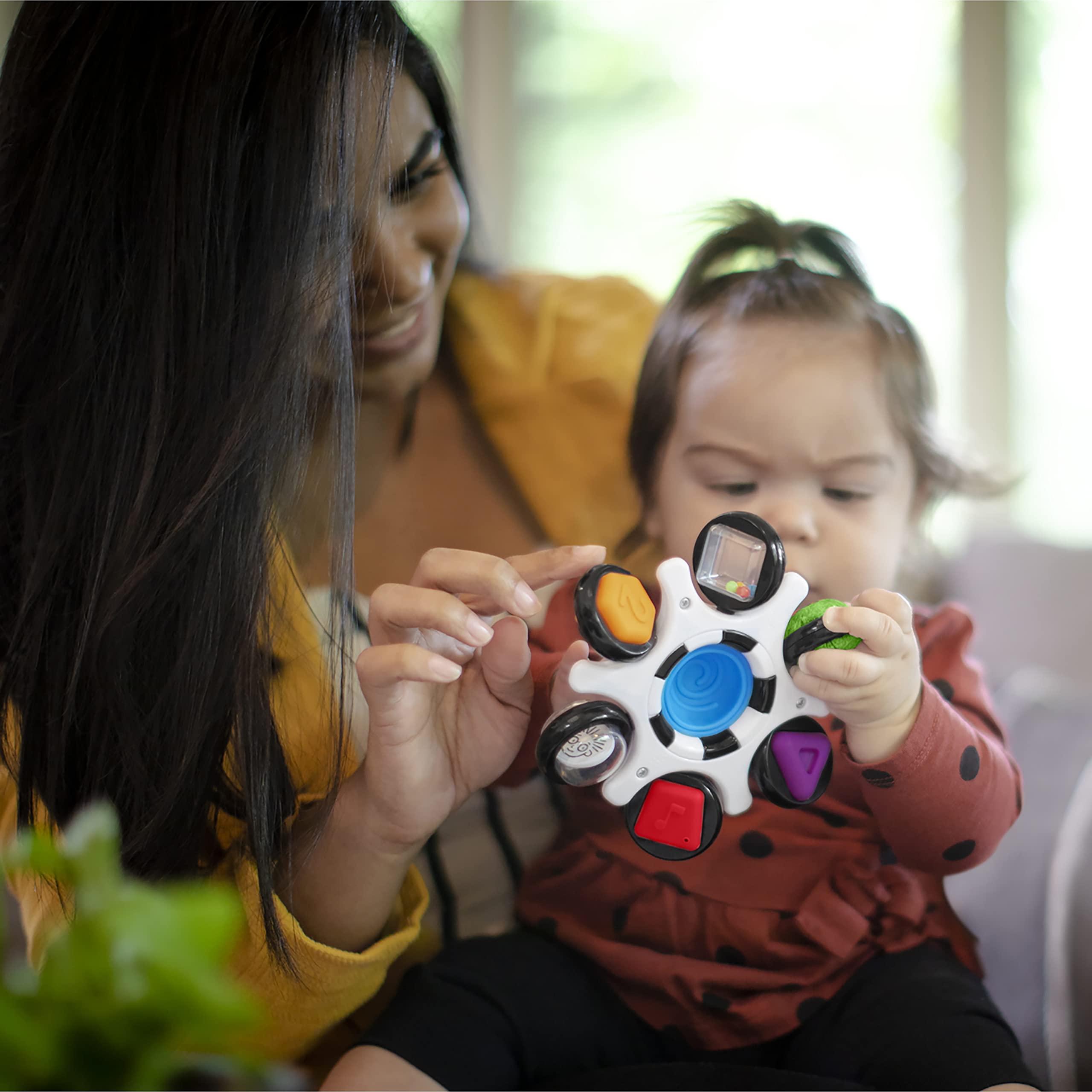 Baby Einstein Curiosity Clutch Fidget Sensory Toy and Pop It Rattle | Ages 3 Months+ 8