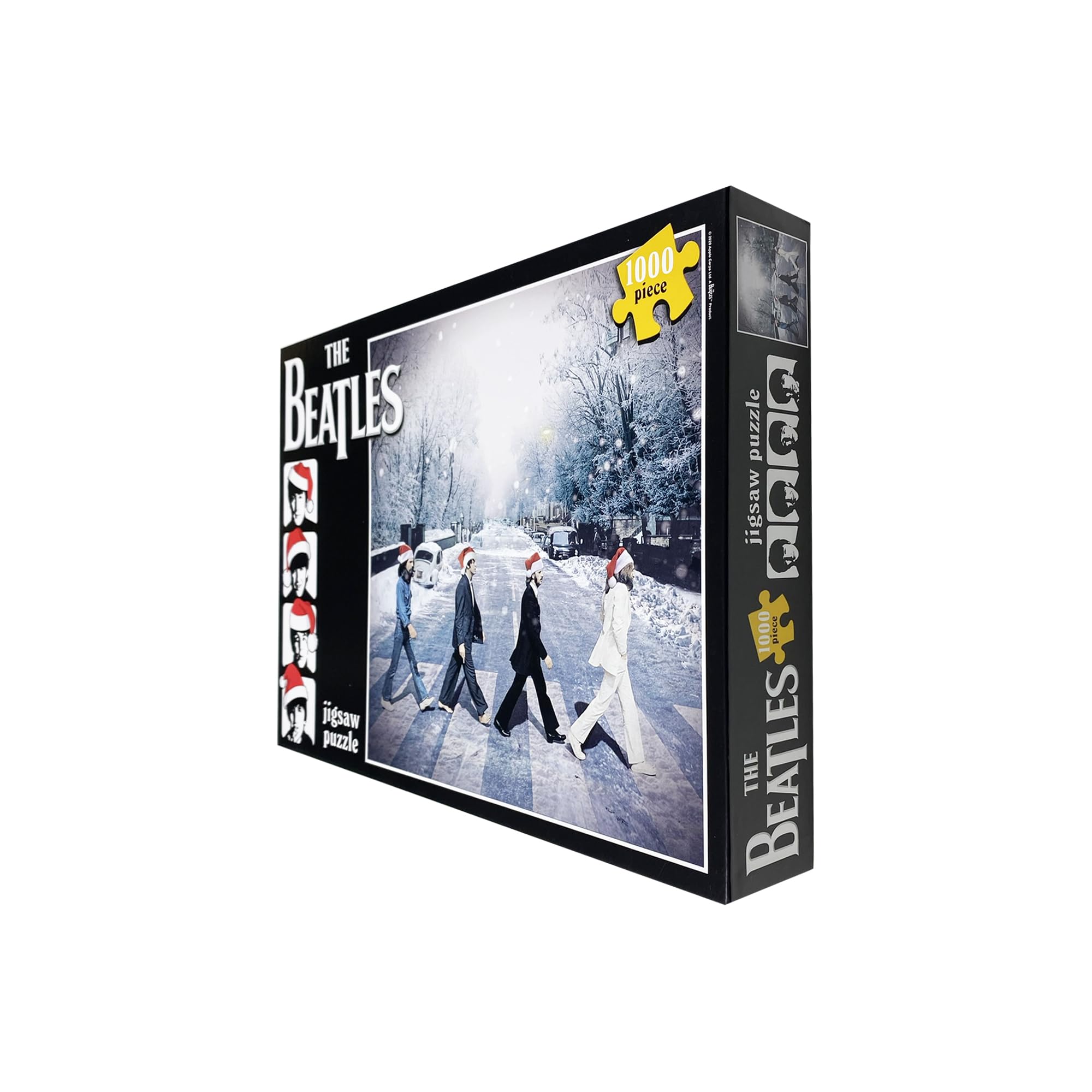 University Games The Beatles Christmas 1000 Piece Puzzle - Abbey Road Snow Scene 8