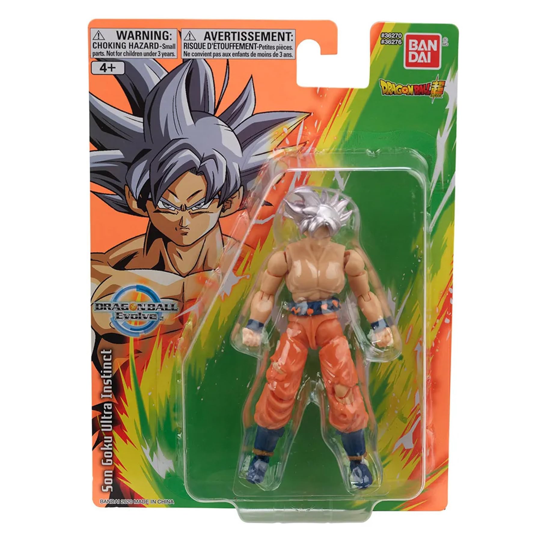 BANDAI Dragon Ball Evolve Ultra Instinct Goku Action Figure - 12.5cm Collectible Anime Toy 4