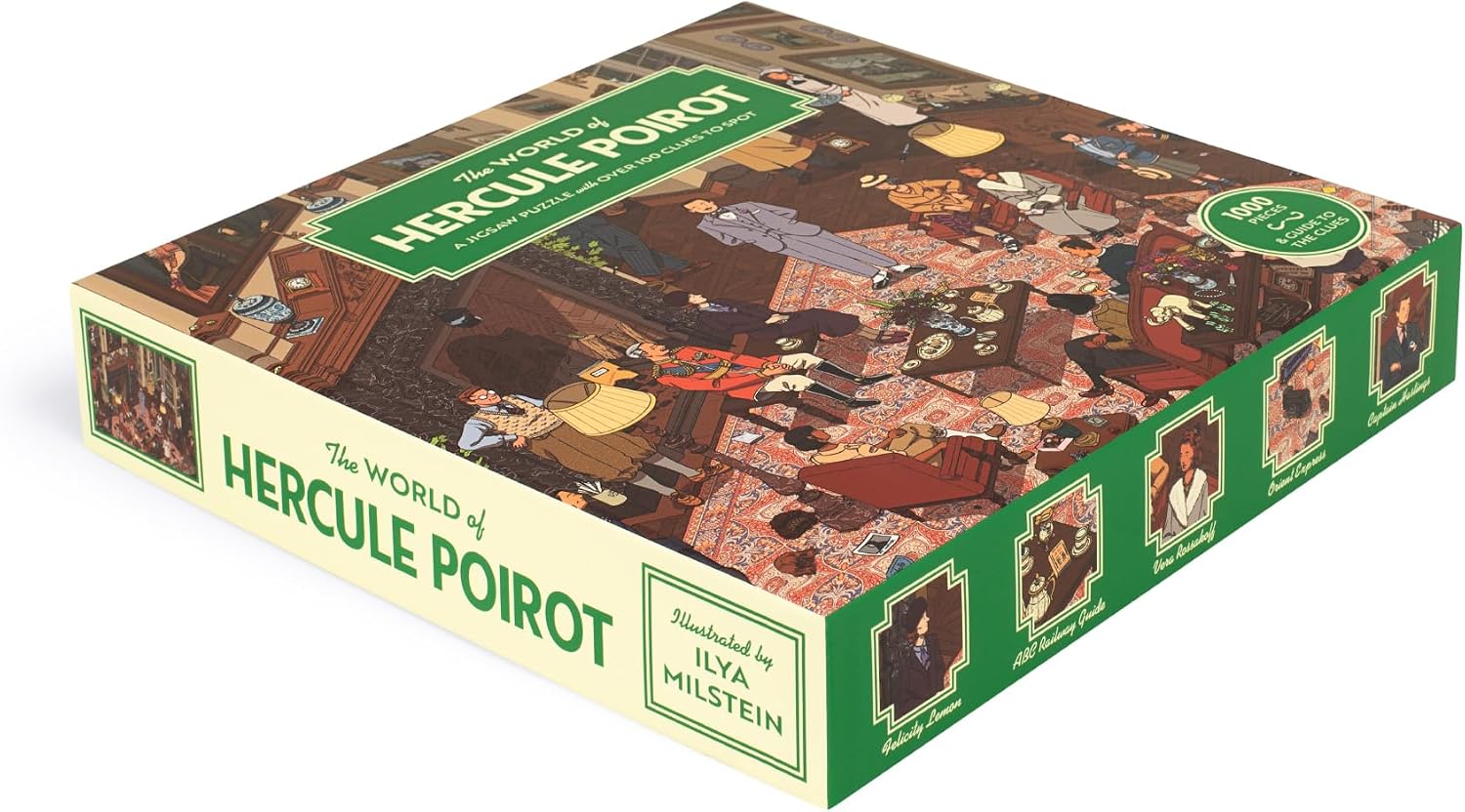The World of Hercule Poirot: A 1000-Piece Jigsaw Puzzle 3