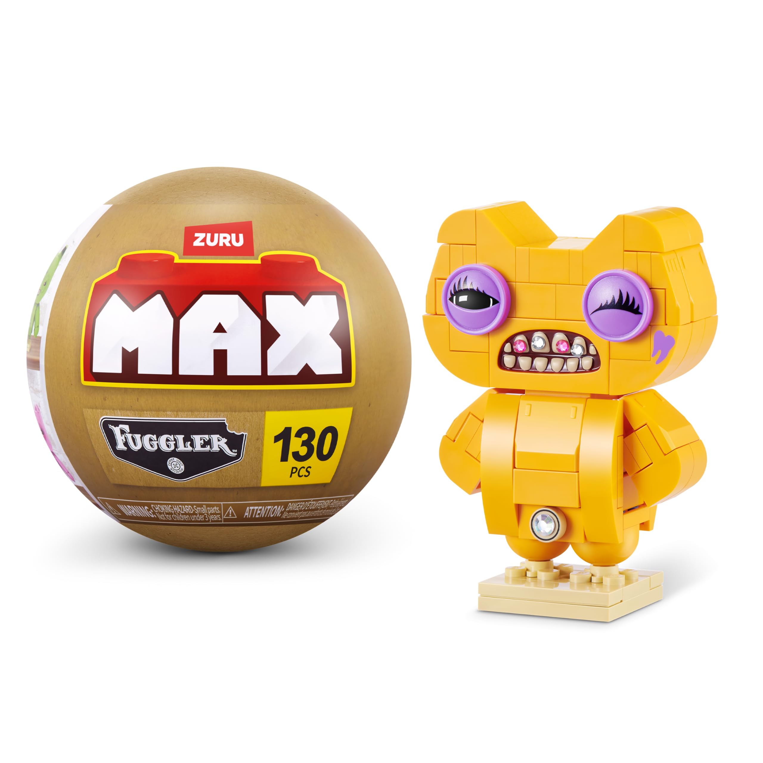 Max Build More Fuggler Baddies Building Set - Collectible Monster Figures | 186 Bricks | Ages 8+ 1