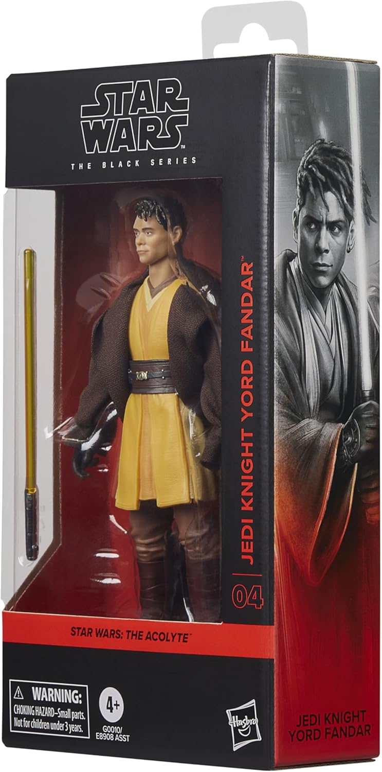 Hasbro Star Wars The Black Series Star Wars: The Acolyte - Jedi Knight Yord Fandar Action Figure (G0010)