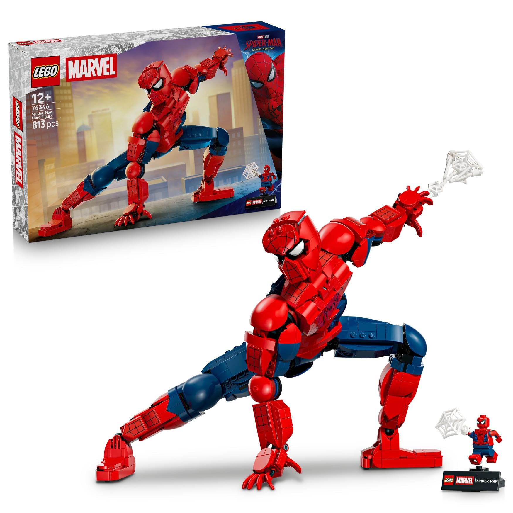 LEGO Marvel Spider-Man Hero Figure Building Set - Highly Articulated | 12+ Years | 2026 Release 1