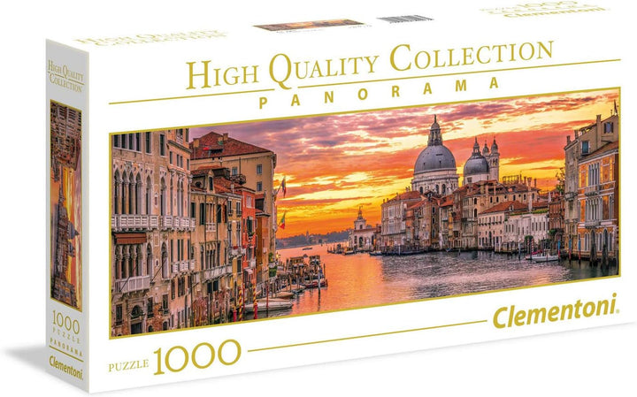 Clementoni Collection Panorama Puzzle - The Grand Canal Venice 1000-Piece Puzzle (39426)