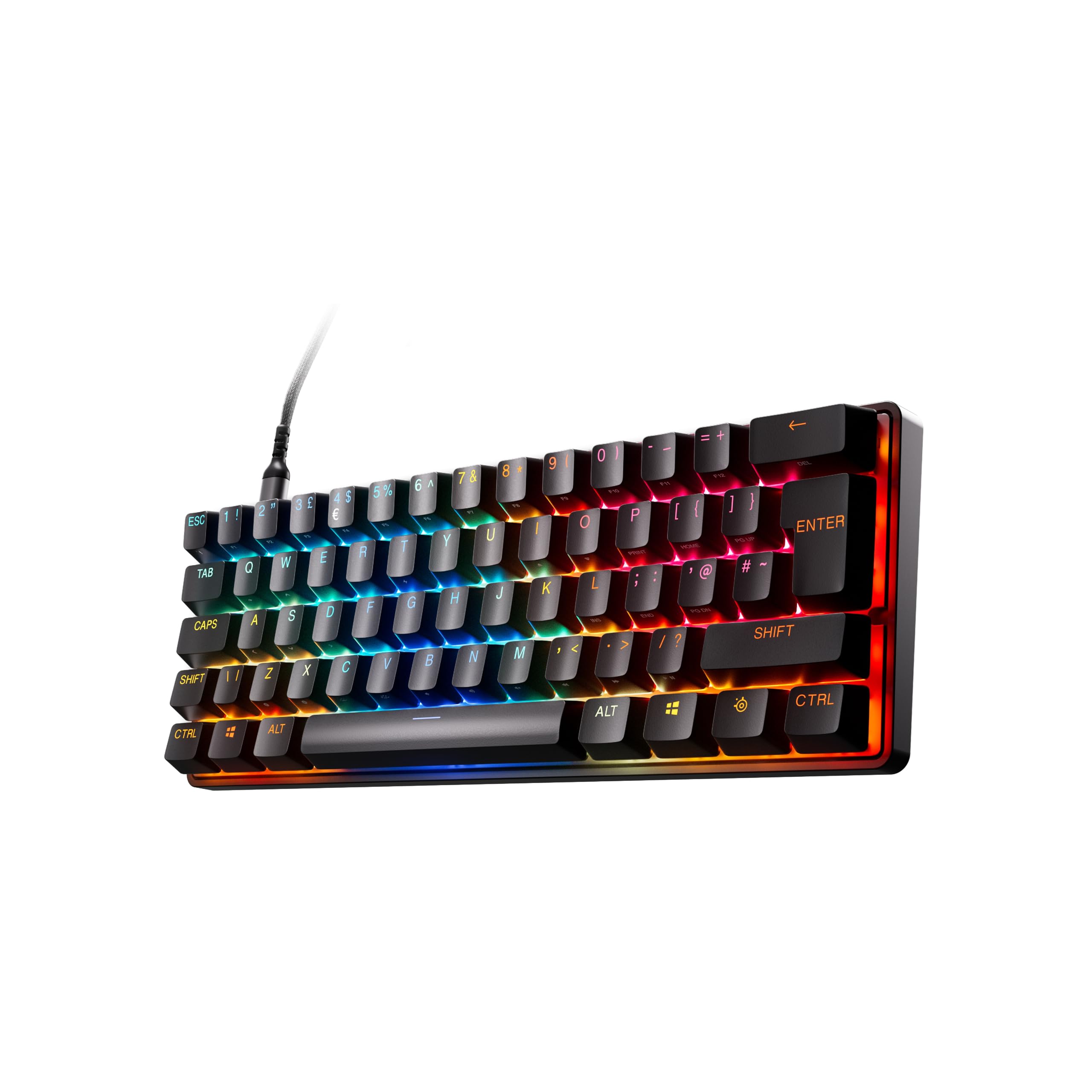 SteelSeries Apex Pro Mini Gen 3 - 60 Percent Gaming Keyboard | Adjustable Hall Effect Switches | Rapid Trigger 1