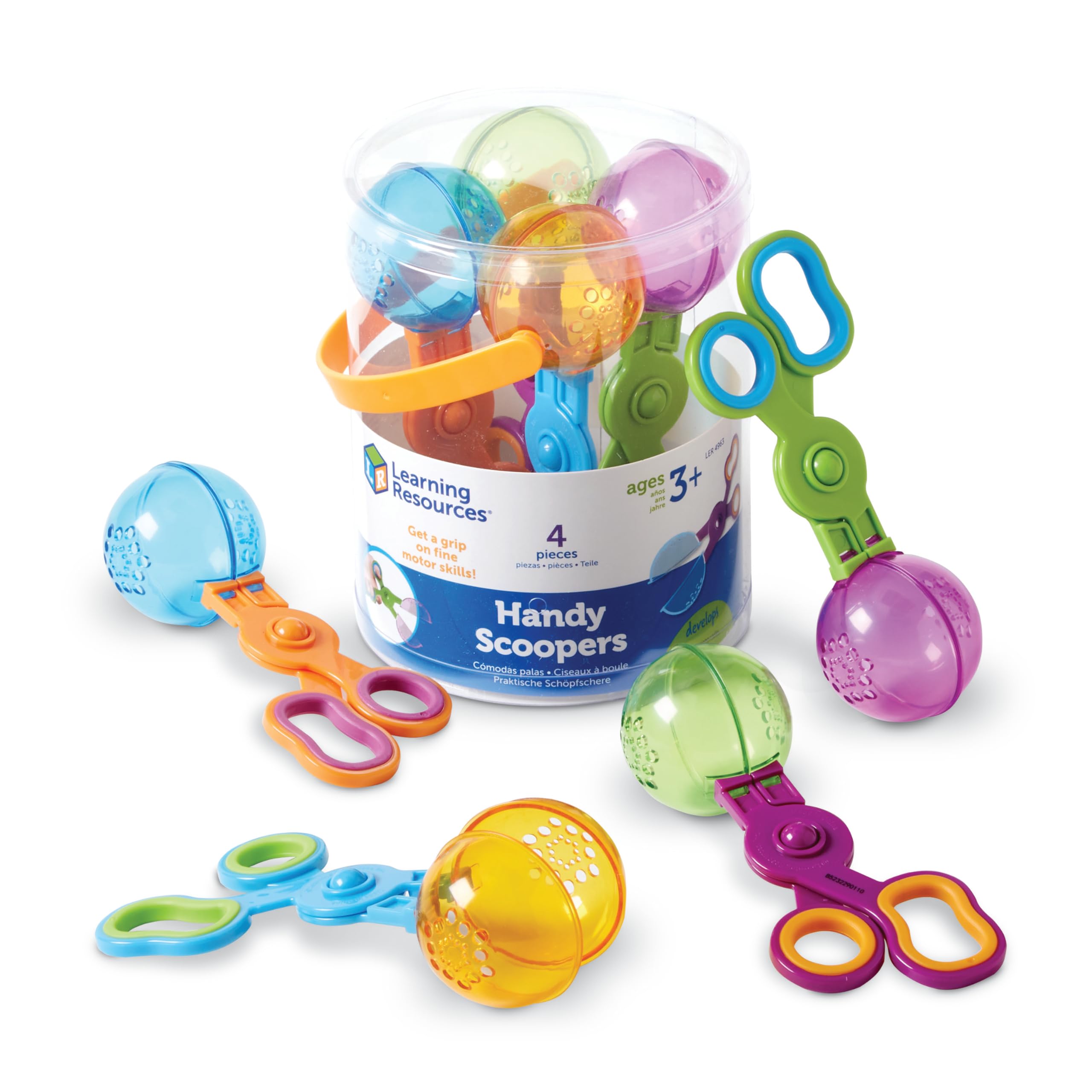 Learning Resources Handy Scoopers - Fine Motor Skills & Sensory Play Tool | Ages 3+ 1