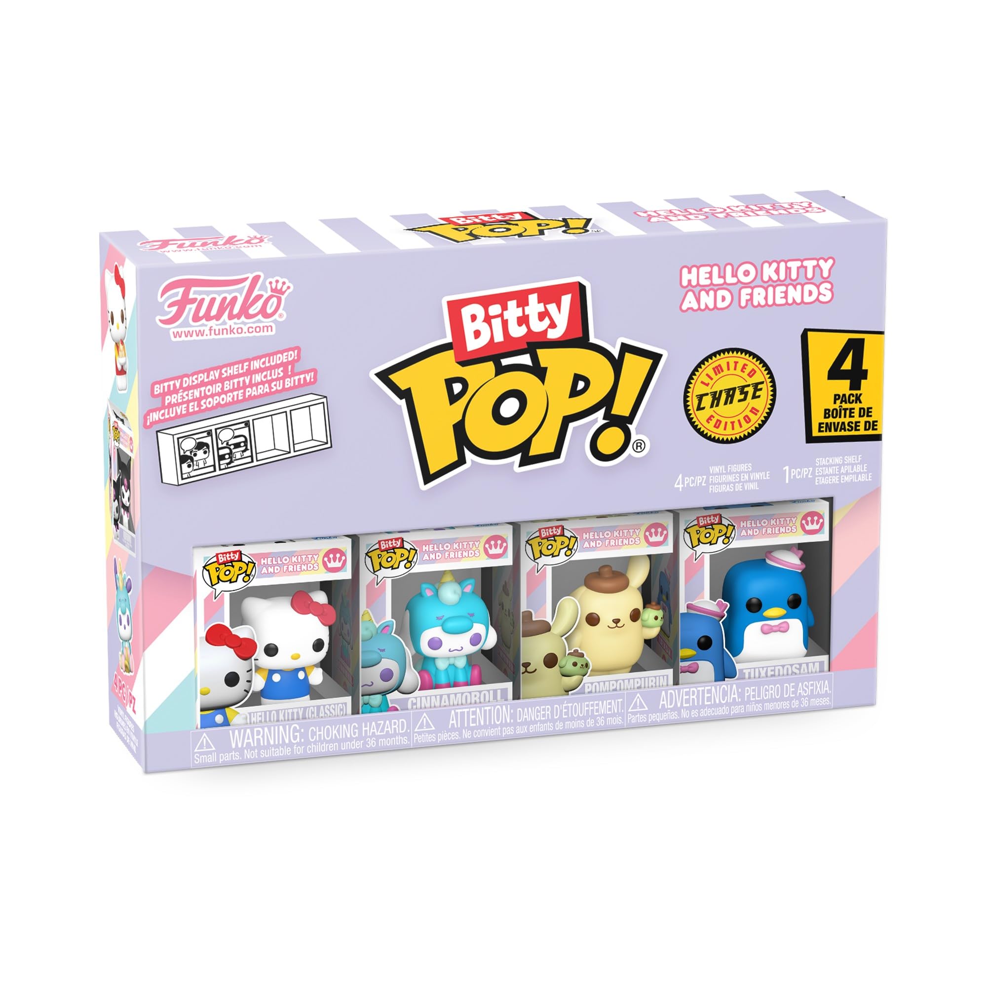 Funko Bitty Pop! Sanrio Hello Kitty 4PK with Mystery Mini Figure | 0.9-inch Vinyl 1