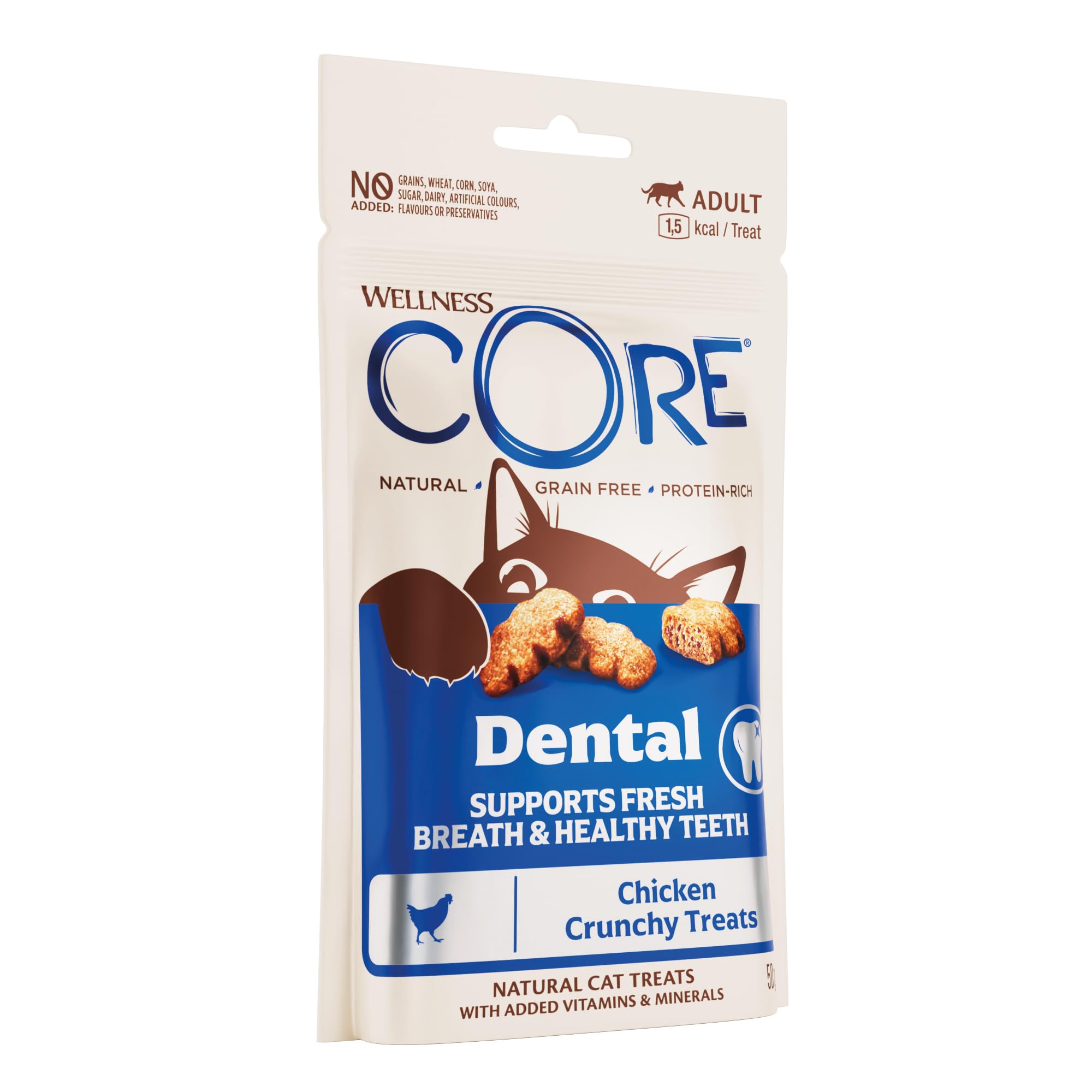 Wellness CORE Dental Treats - Grain Free, Dental Health Support | 50g 1