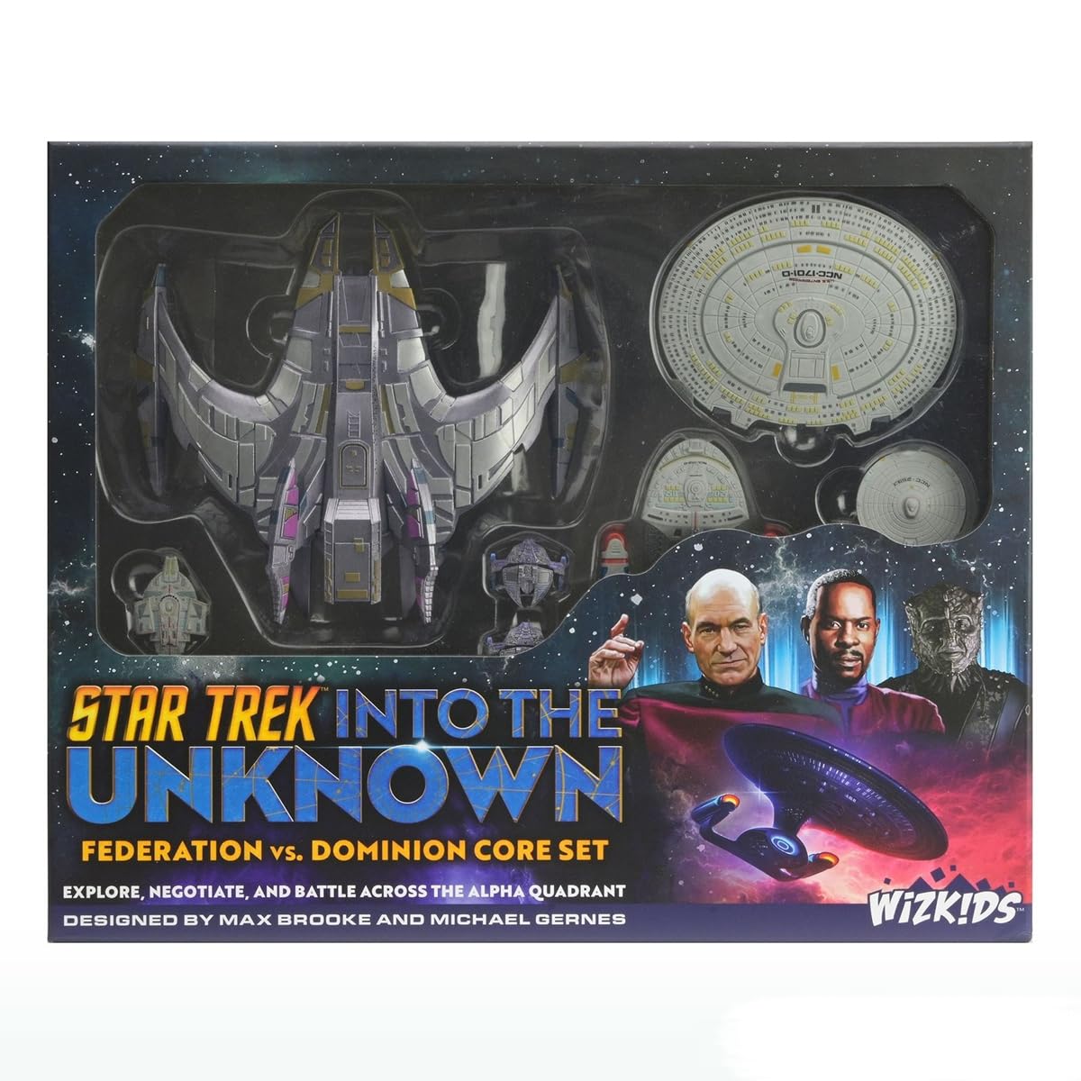 WizKids Star Trek: Into The Unknown - Federation vs. Dominion Core Set Board Game | Ages 15+ 1
