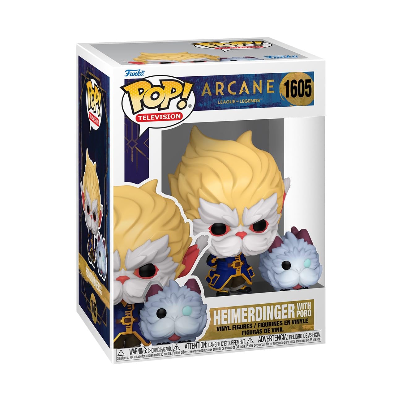 Funko Pop! Heimerdinger with Poro - Arcane: League of Legends Chibi Figure | Vinyl | 3.75 in