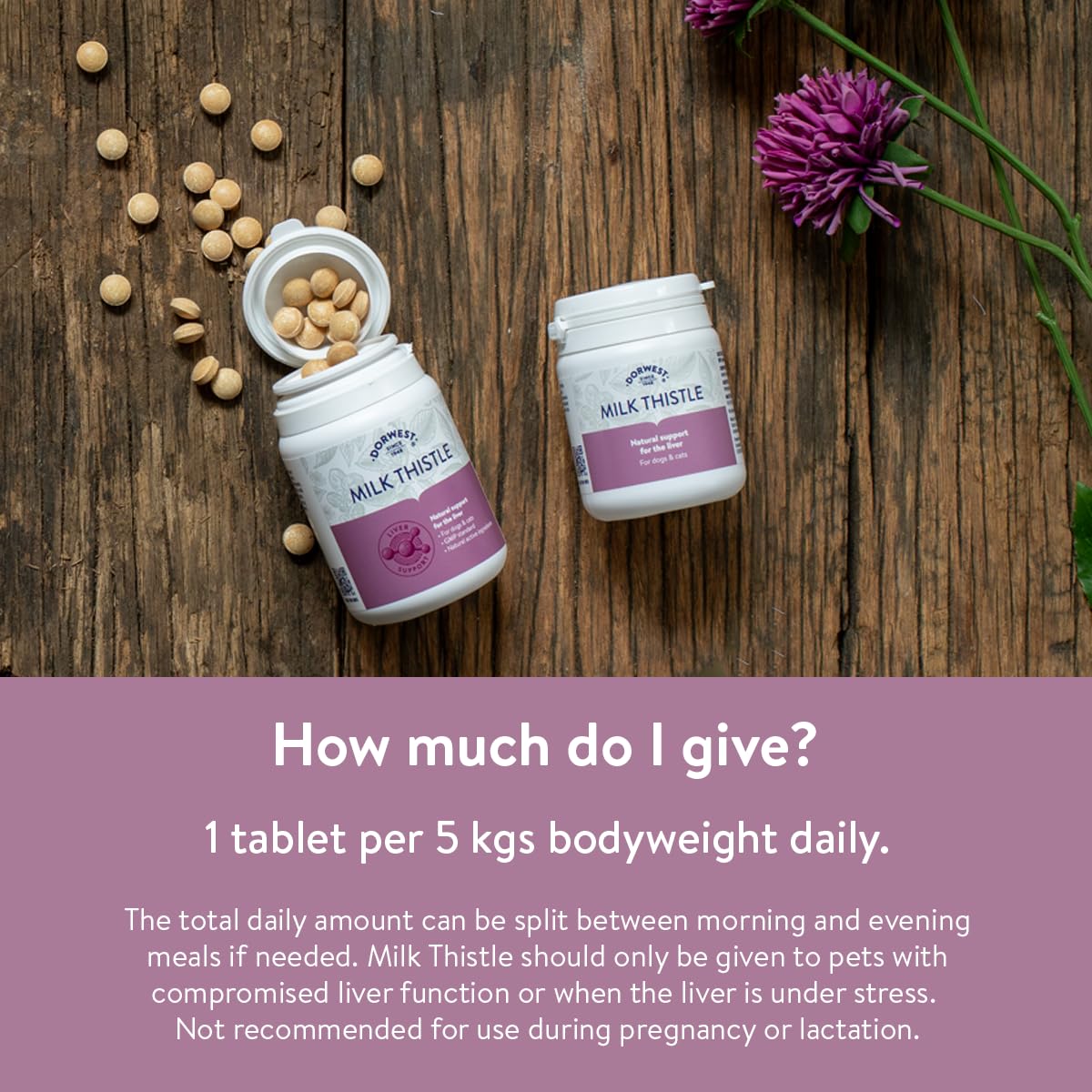 Dorwest Herbs Milk Thistle Tablets - Supports Liver Function | 100 Count | Herbal Supplement 6