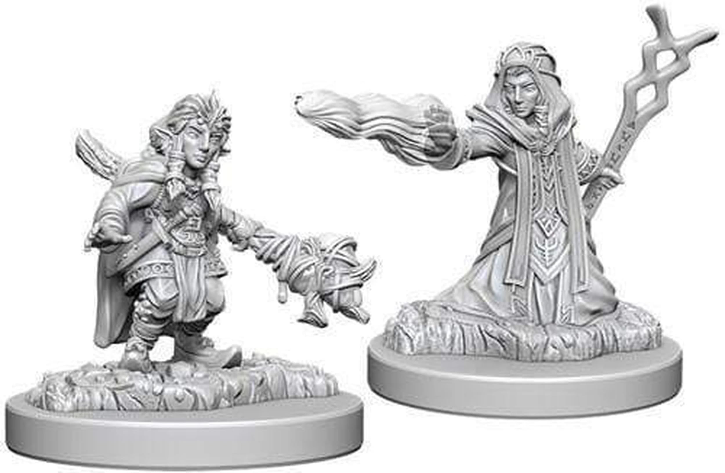 WizKids D&D Nolzur's Marvelous Unpainted Miniatures: Gnome Female Wizard [Plastic]
