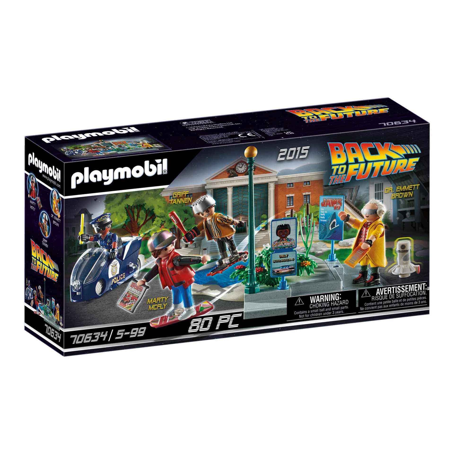 Playmobil Back to the Future Part II Hoverboard Chase - 82-Piece Playset for Ages 5+ 10