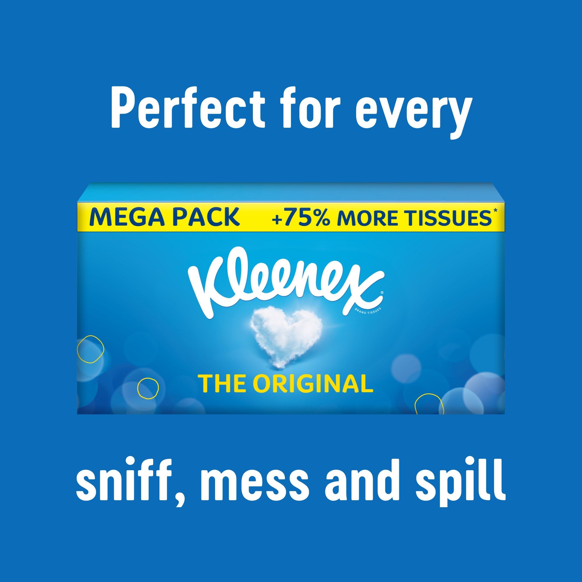 Kleenex Original Tissues - 3 Ply Soft & Strong Unscented Facial Tissues | 112 Sheets 2