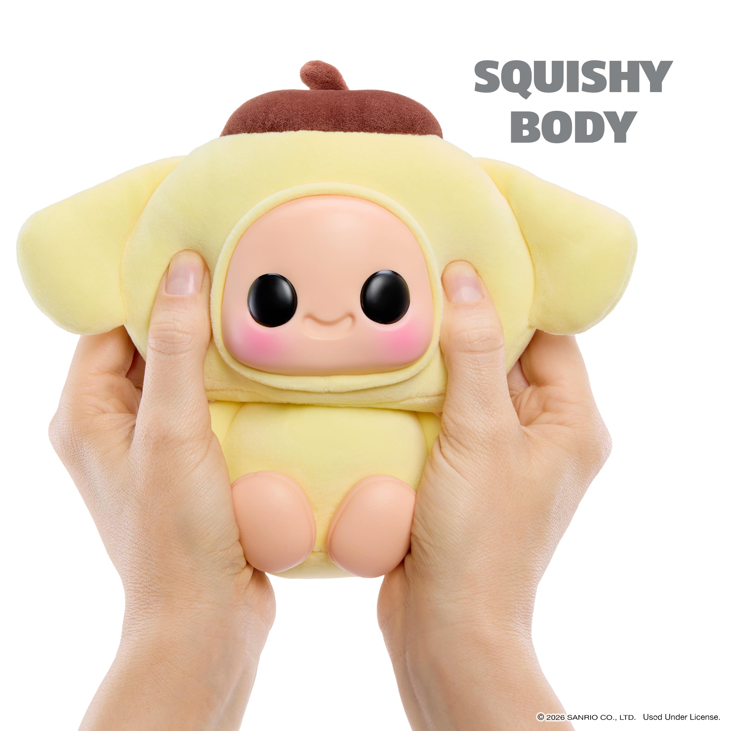 Hyojo Hello Kitty and Friends Squishy Collectible - Includes Hello Kitty, Kuromi, or Pompompurin | Plush Material | Ages 8+ 3