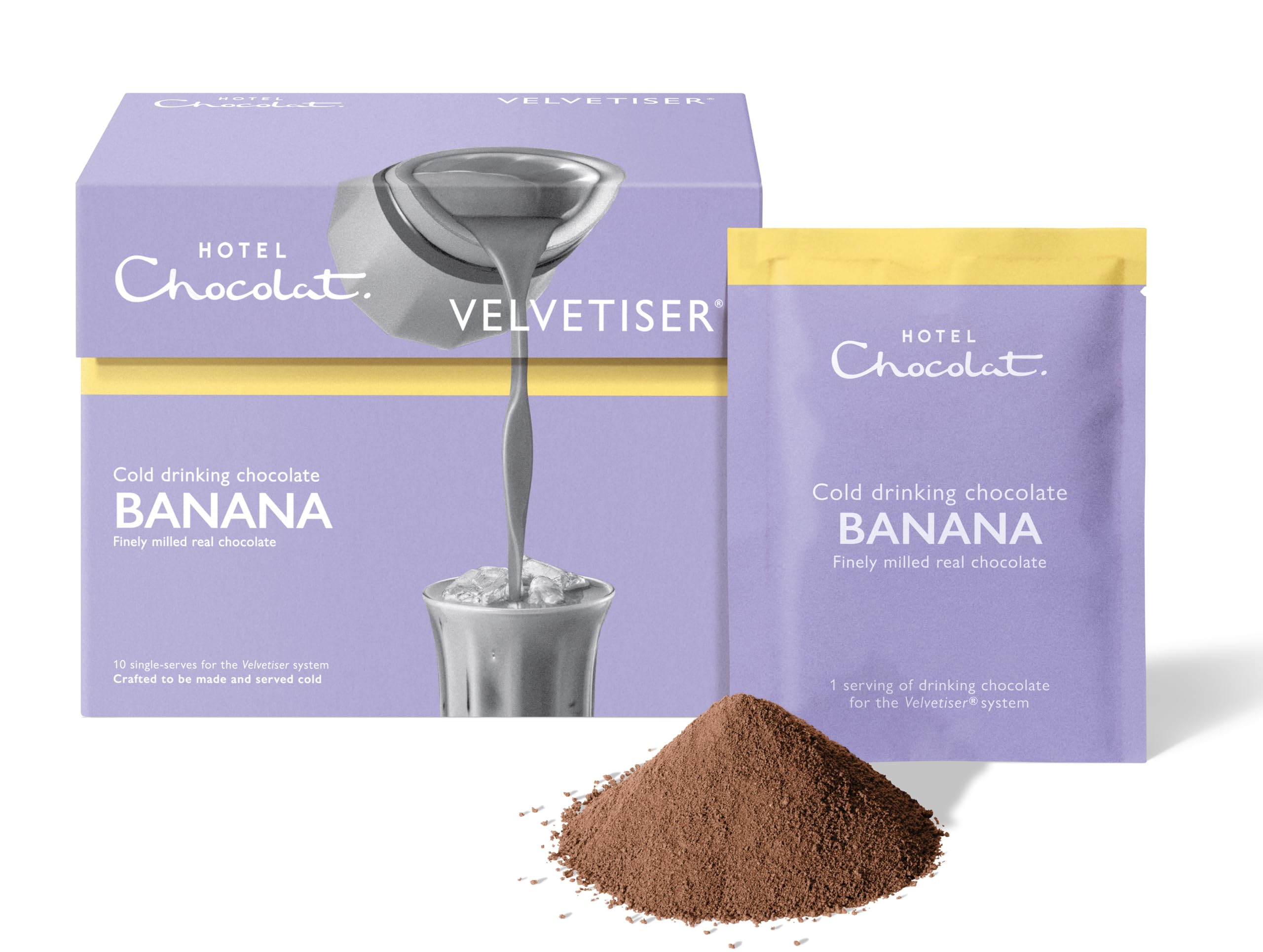 Hotel Chocolat - Banana Cold Chocolate Sachets for Velvetiser® System (10 Pack) 5