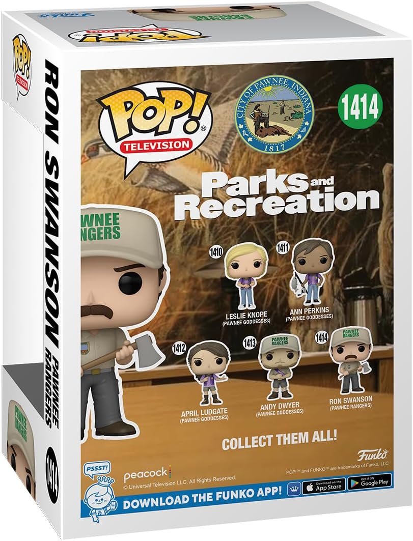 Funko Pop! TV: Parks and Recreation - Ron Swanson (Ranger) Vinyl Figure 5
